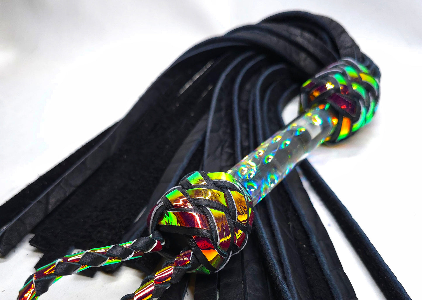 CyberPunk Flogger Black- In Stock