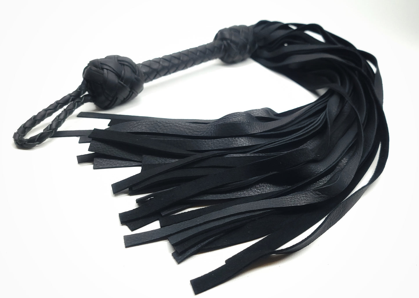 Black Deerskin Floggers- In Stock