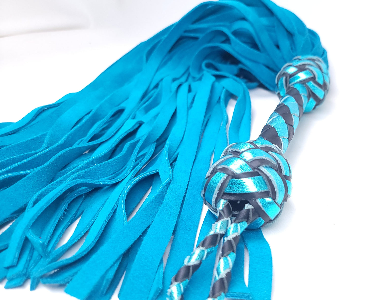 Teal Suede Flogger- In stock