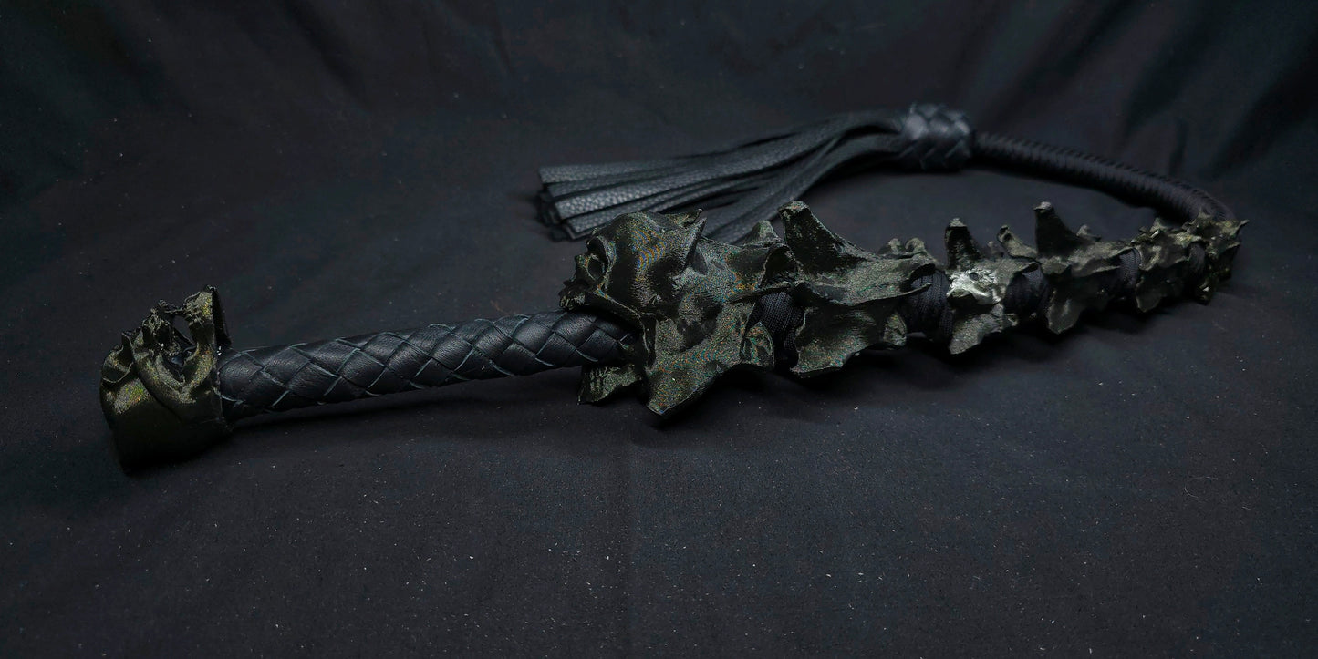 Black Devil's Whisper Flogger- In Stock
