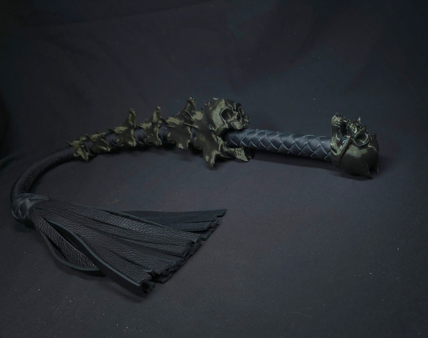 Black Devil's Whisper Flogger- In Stock