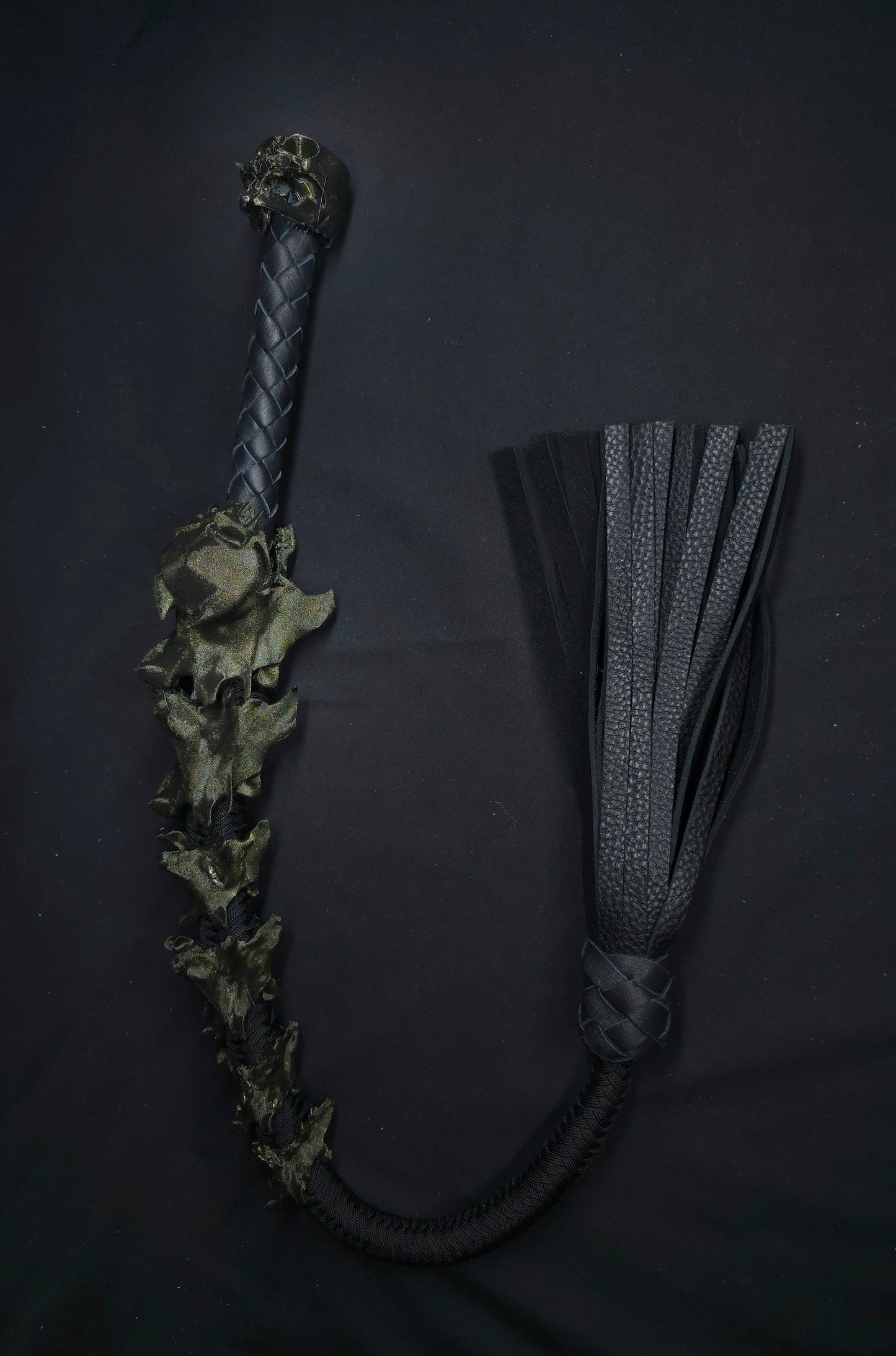 Black Devil's Whisper Flogger- In Stock