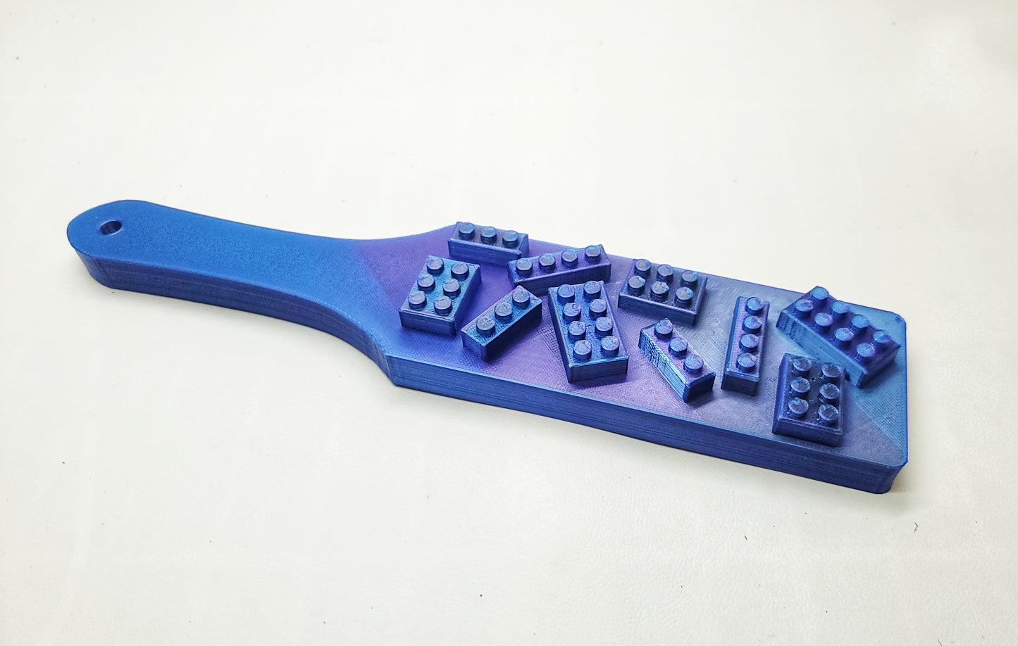 'Lego' Paddle in Blue, Purple, Black- In Stock