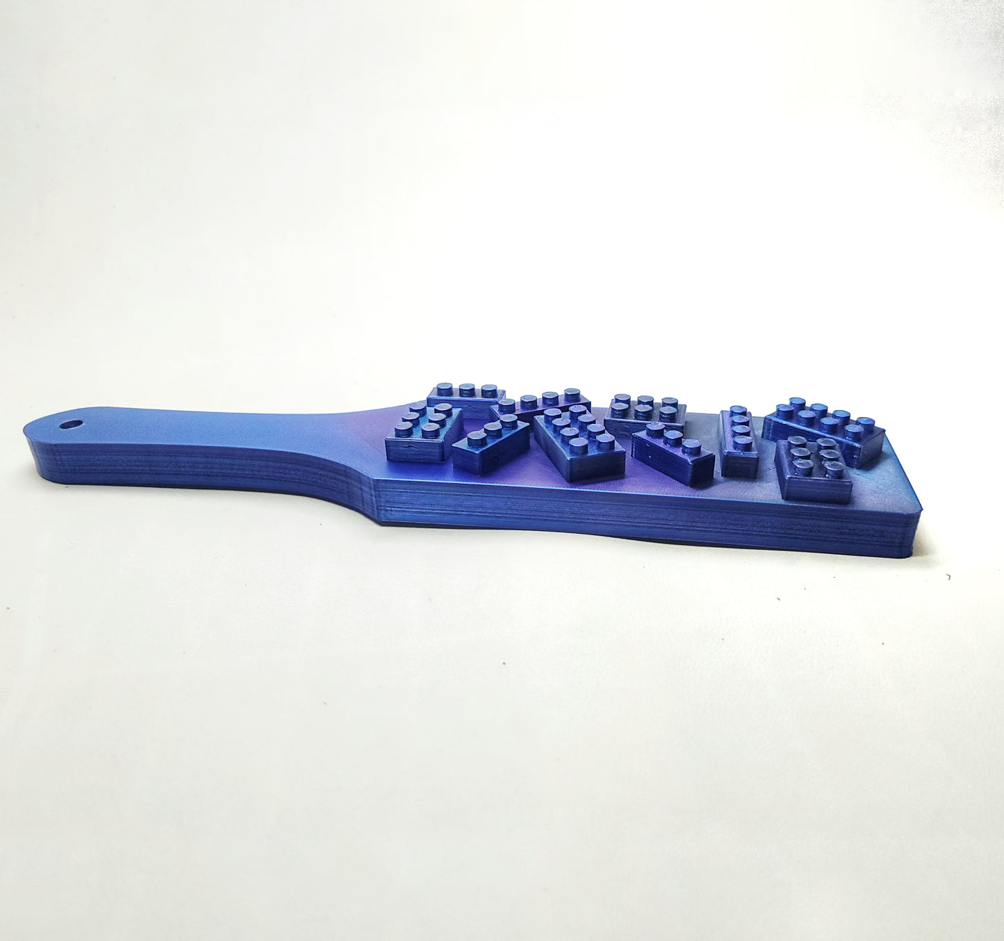 'Lego' Paddle in Blue, Purple, Black- In Stock