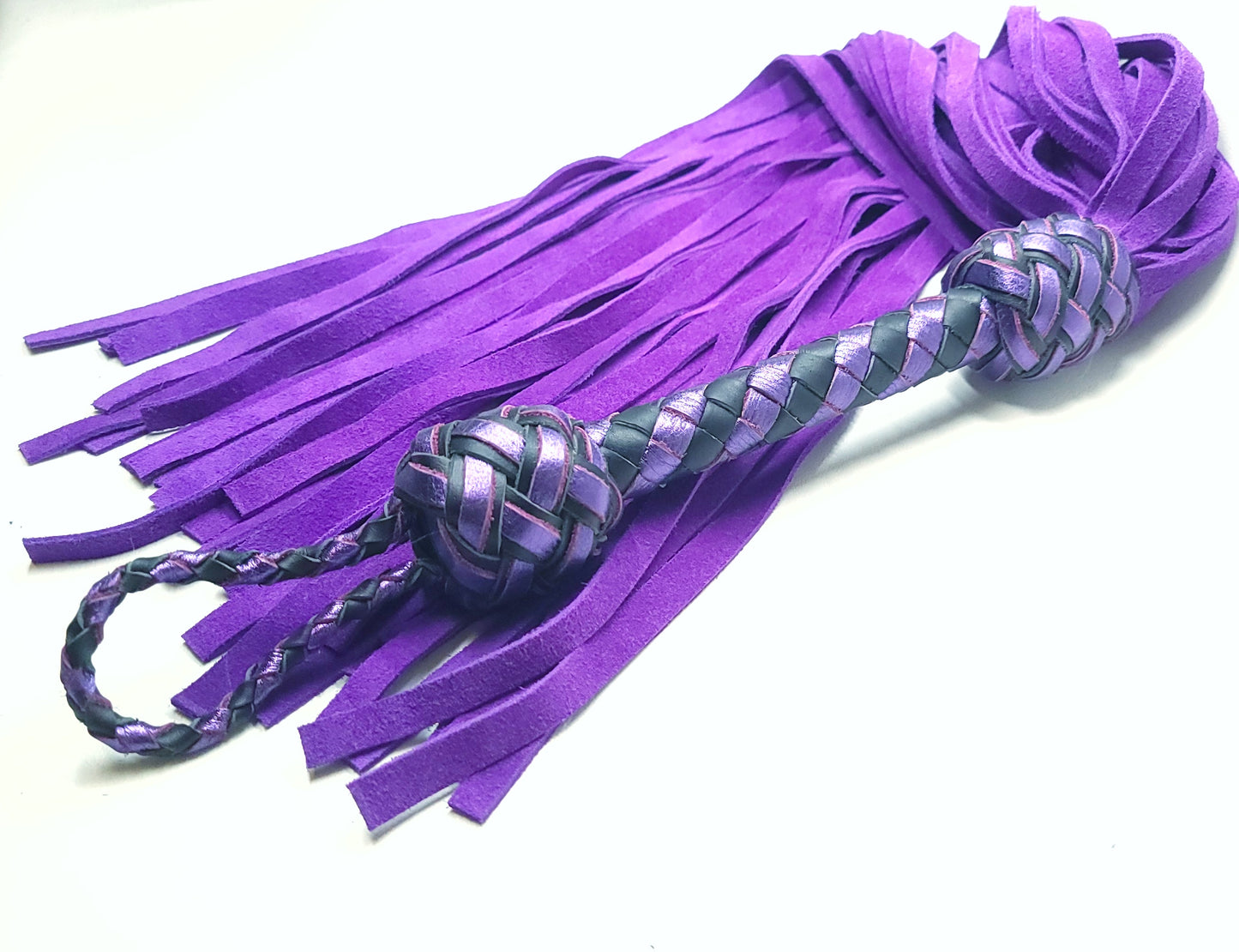 Purple Suede Flogger - In Stock