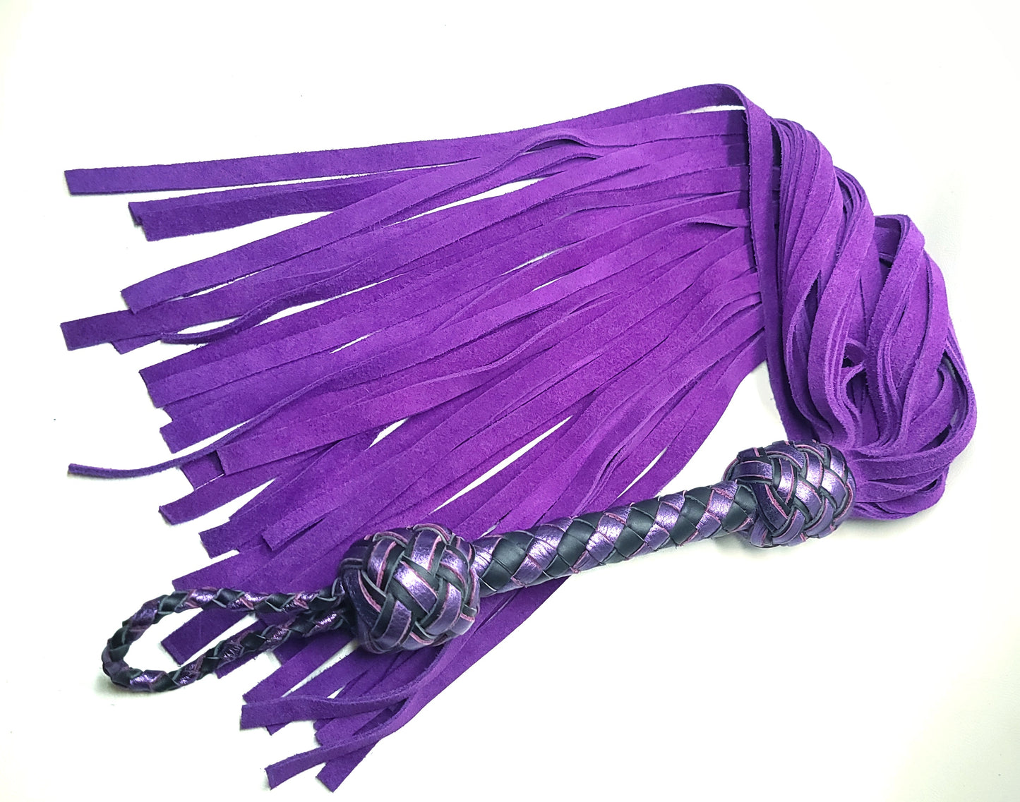 Purple Suede Flogger - In Stock