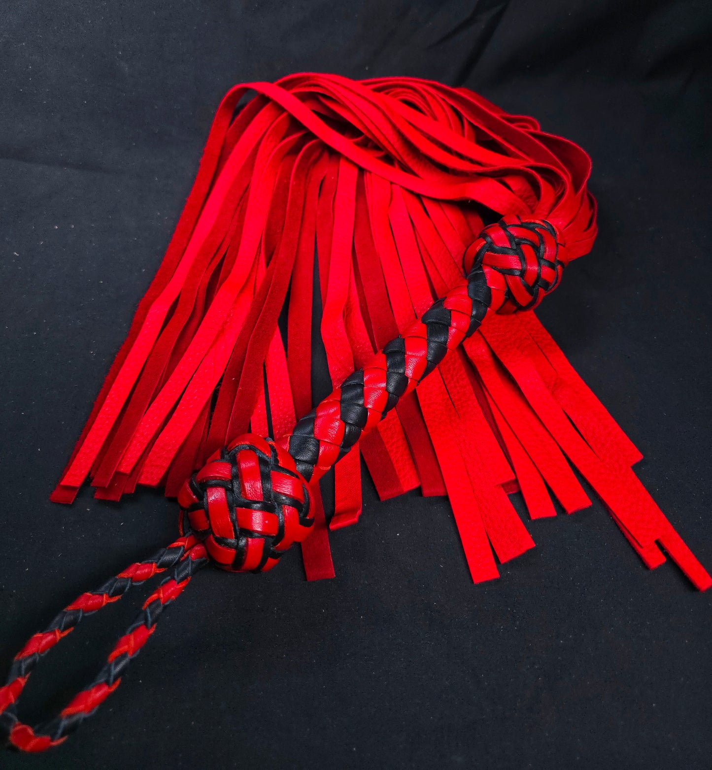 Black and Red Deer Flogger- In Stock