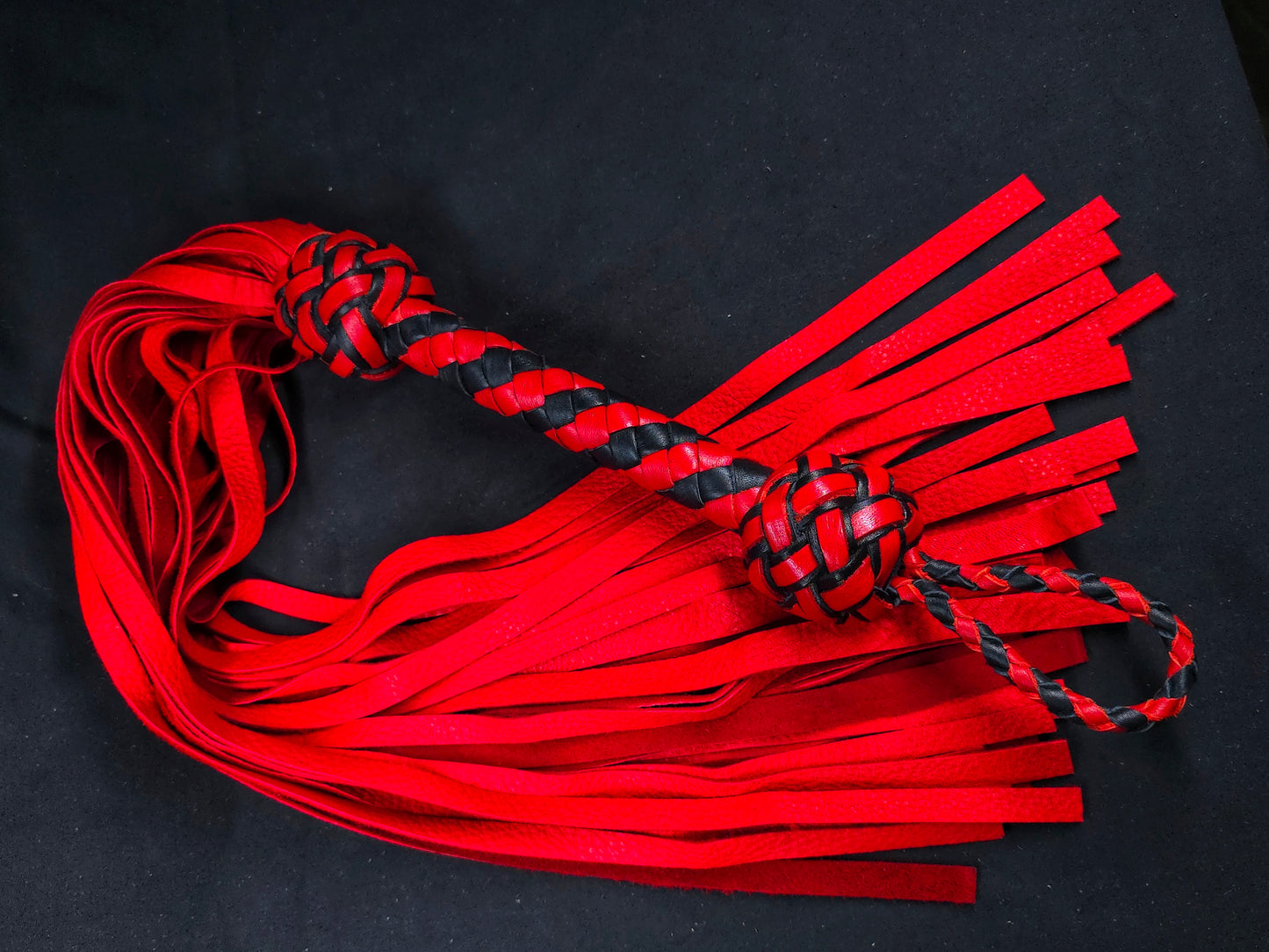 Black and Red Deer Flogger- In Stock