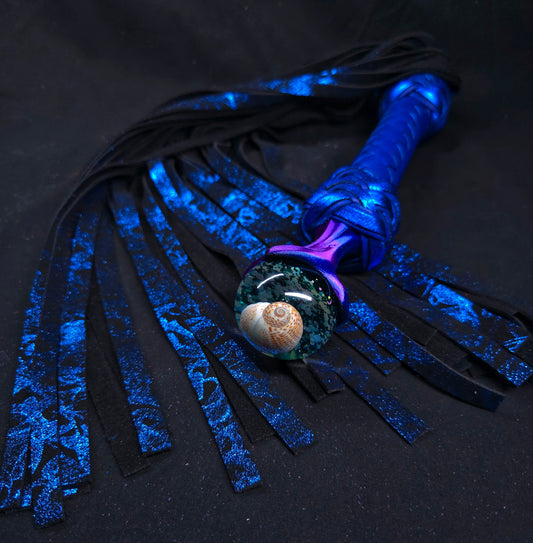 Sapphire Seashell Flogger- In Stock