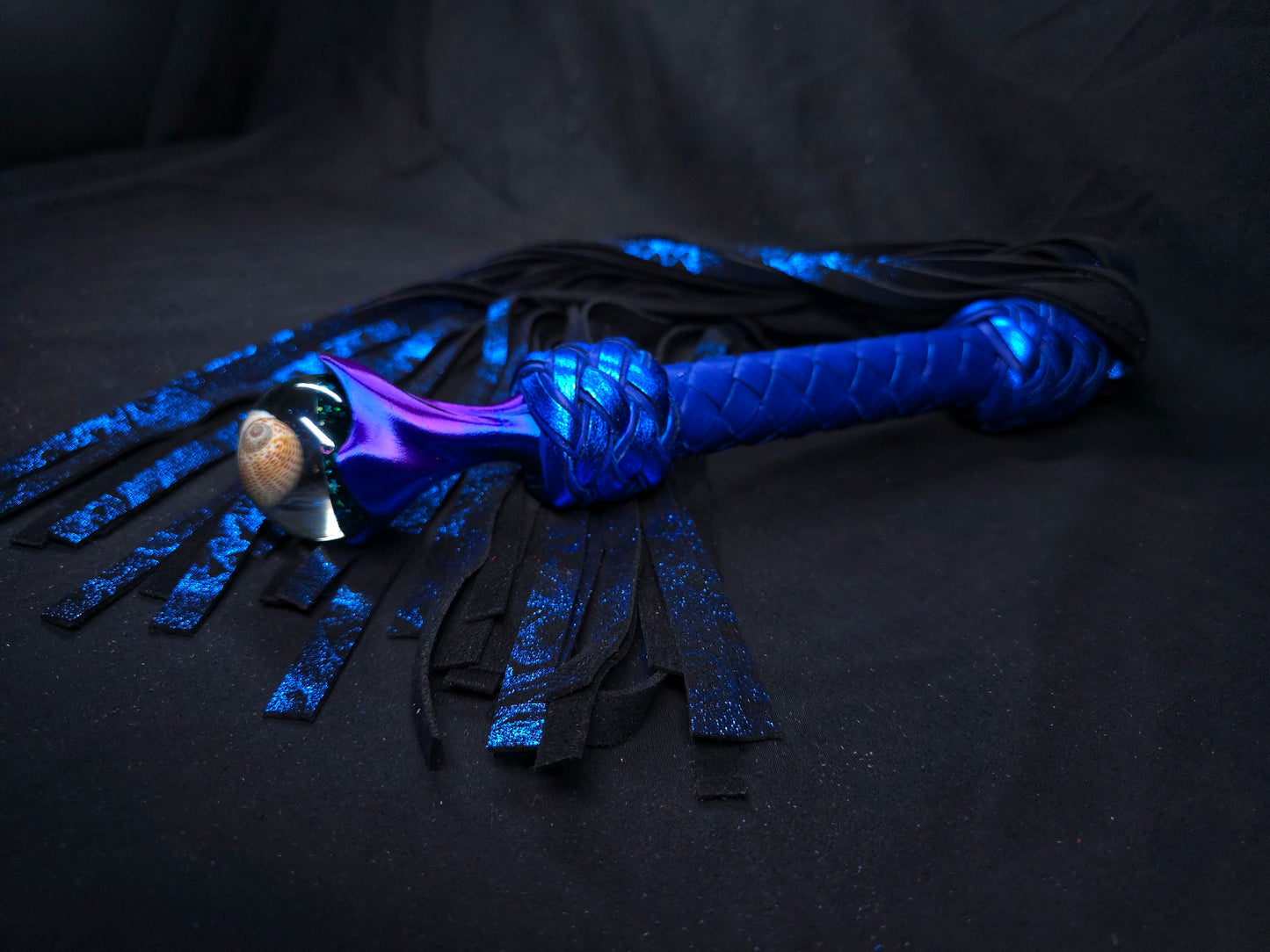 Sapphire Seashell Flogger- In Stock