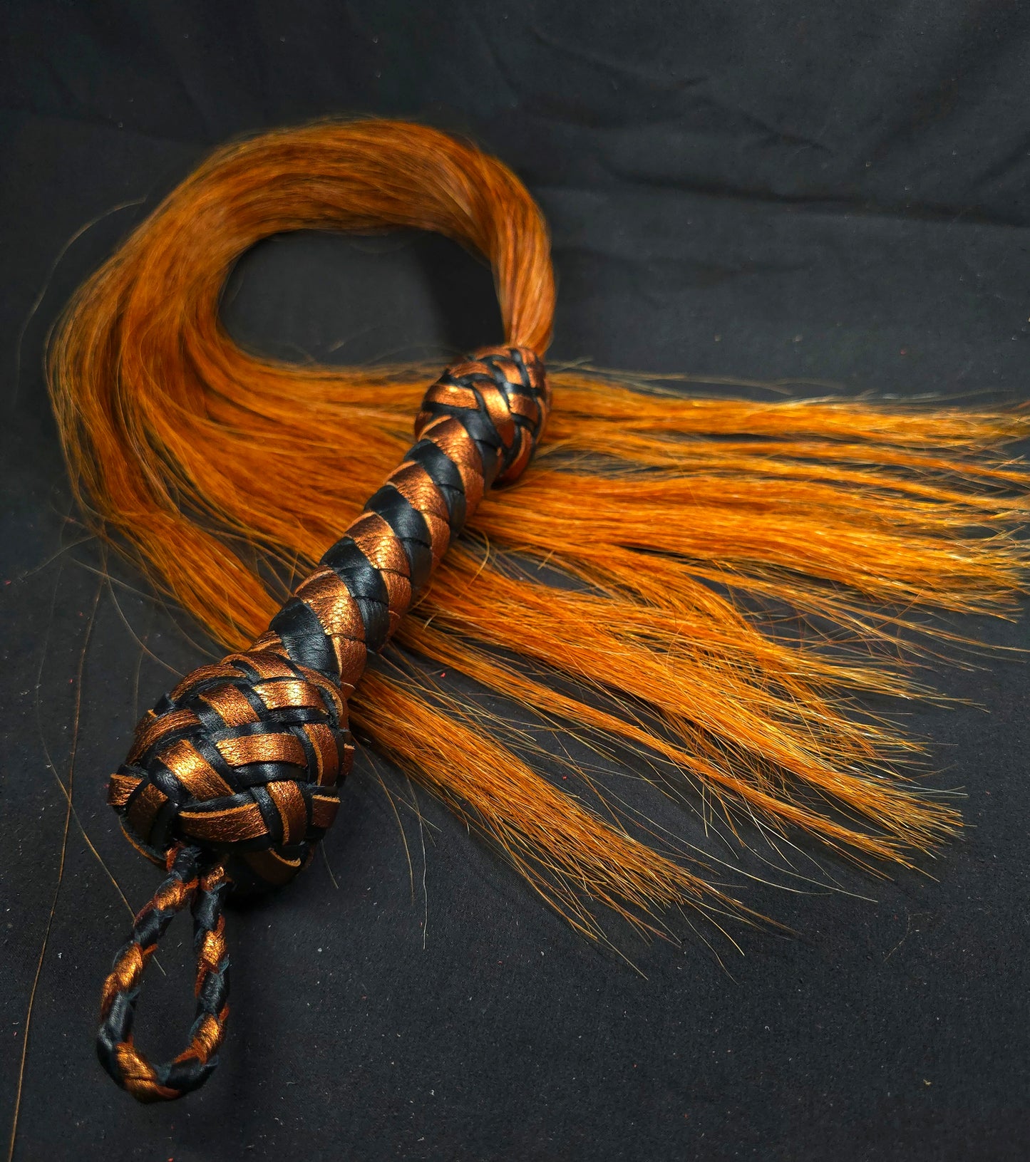 Horse Hair Flogger- Brown- In Stock