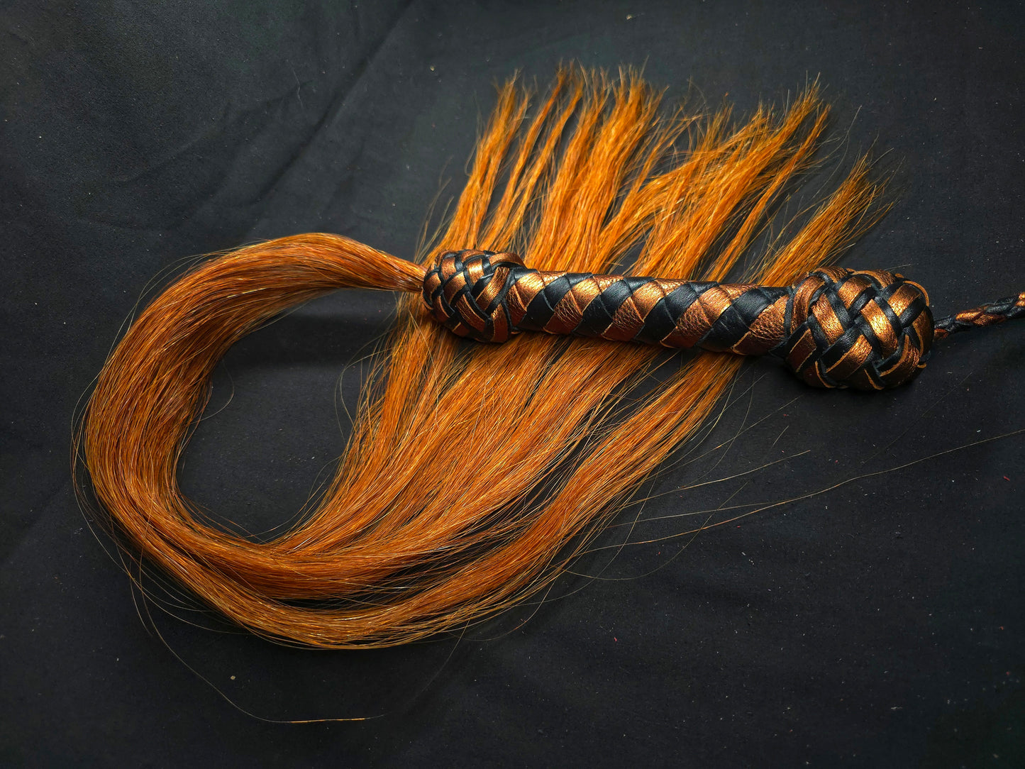 Horse Hair Flogger- Brown- In Stock