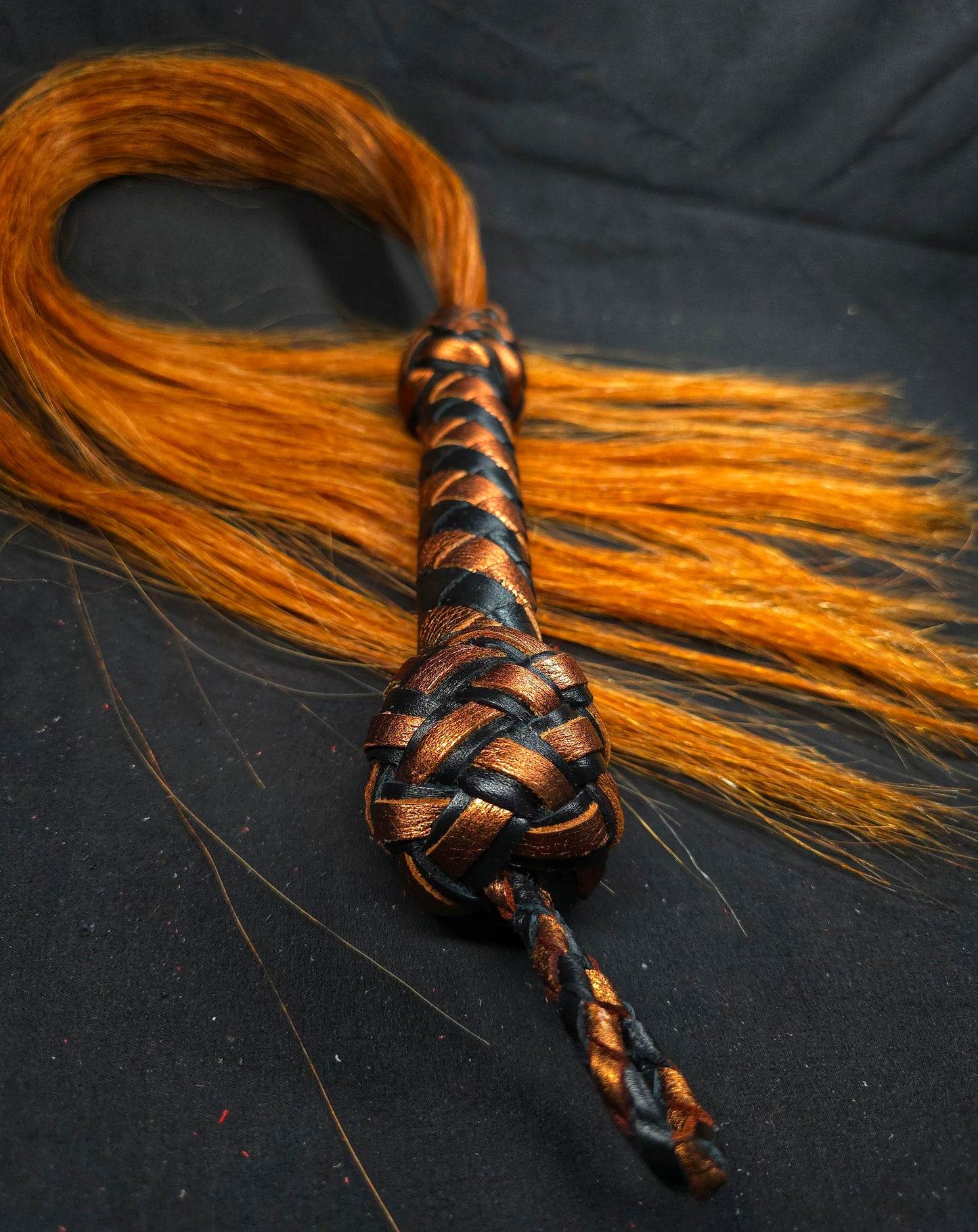 Horse Hair Flogger- Brown- In Stock