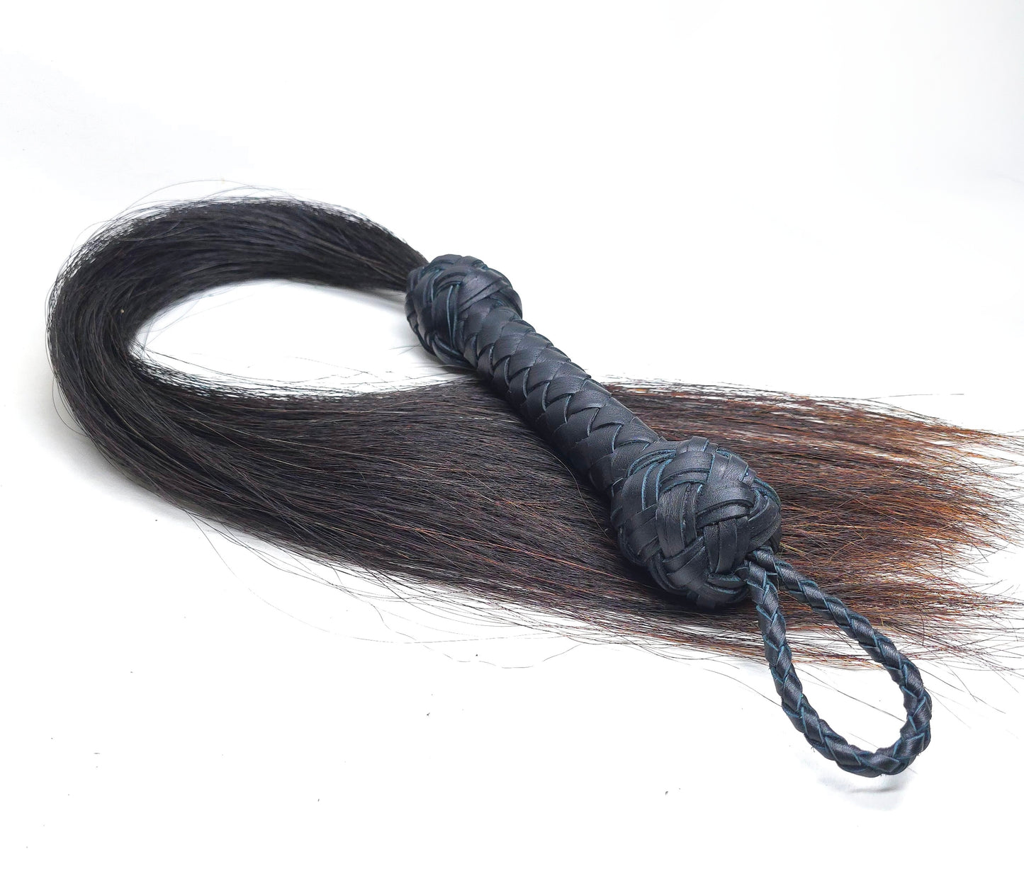 Horse Hair Flogger- Black - Made to Order