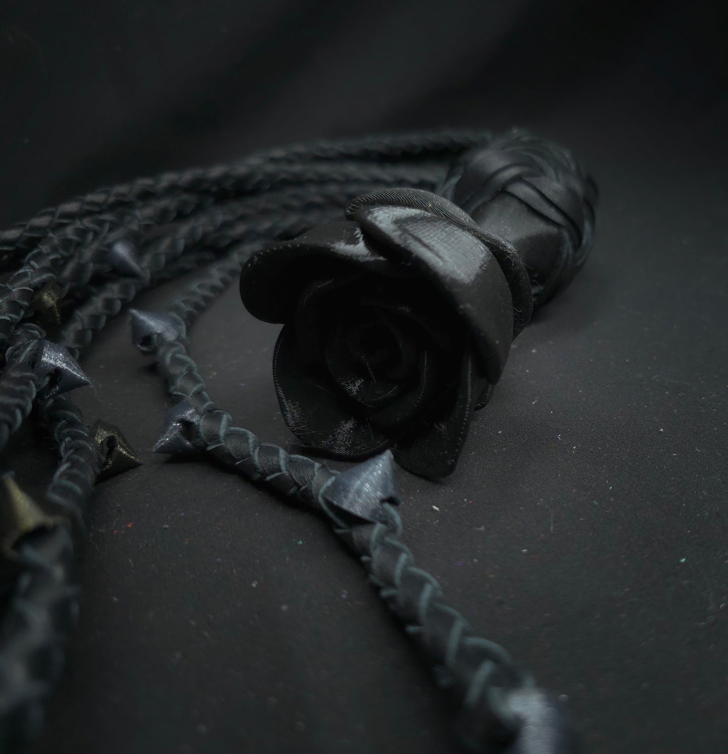 Black Rose Thorn Cat O Nine- In Stock