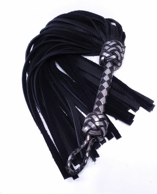 Black and Silver Bison Flogger- In Stock