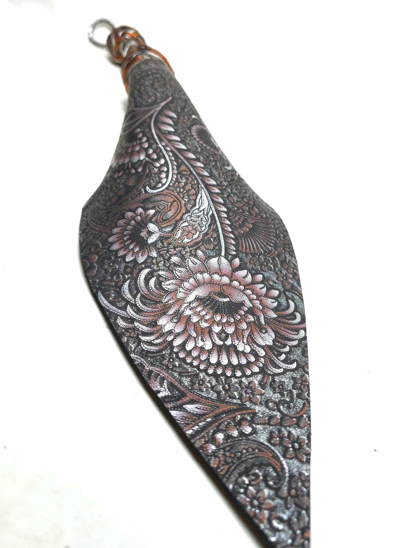 Bronze and Silver Paisley Set
