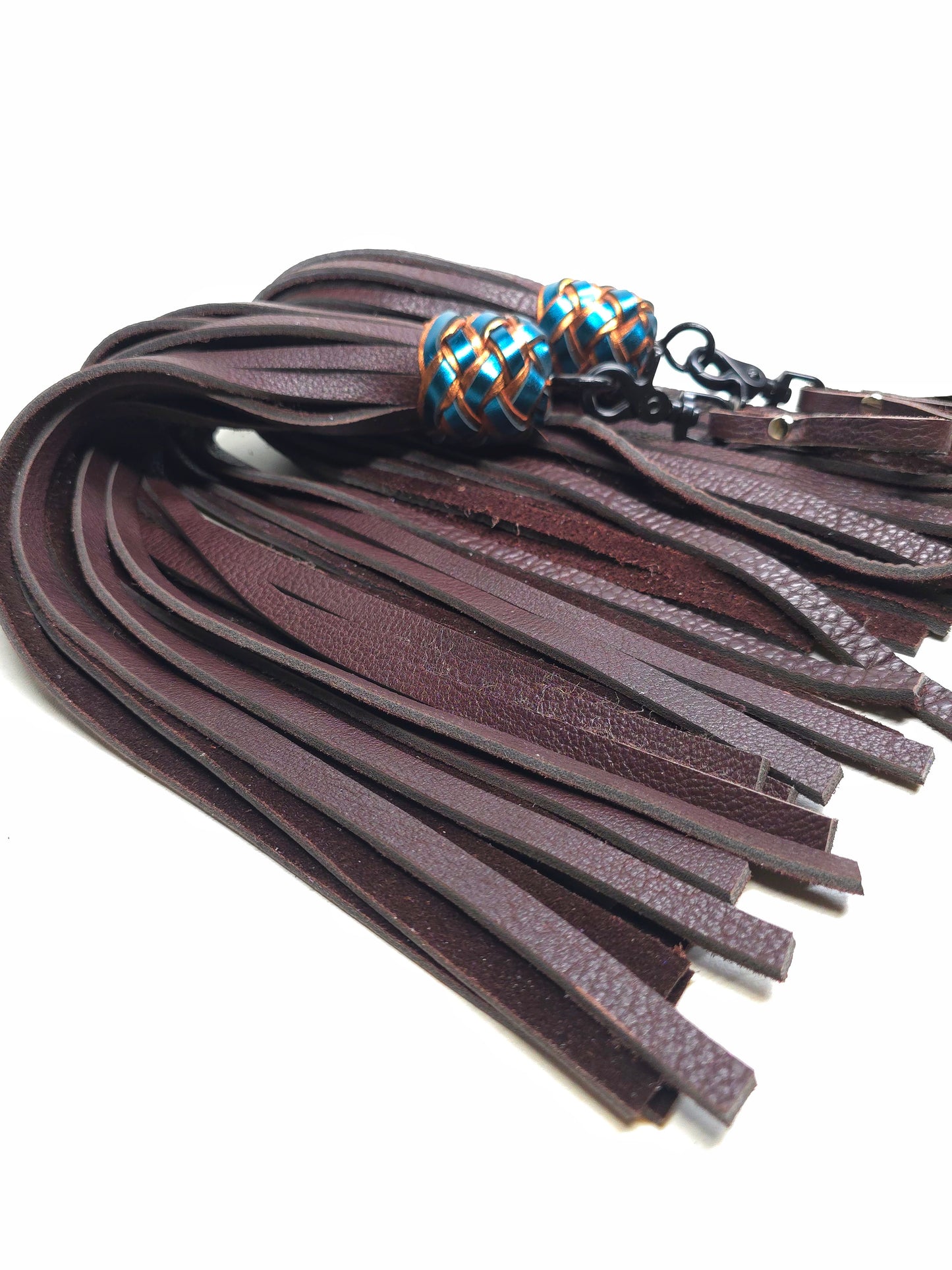 Chocolate Brown Bison Finger Floggers- Made to Order