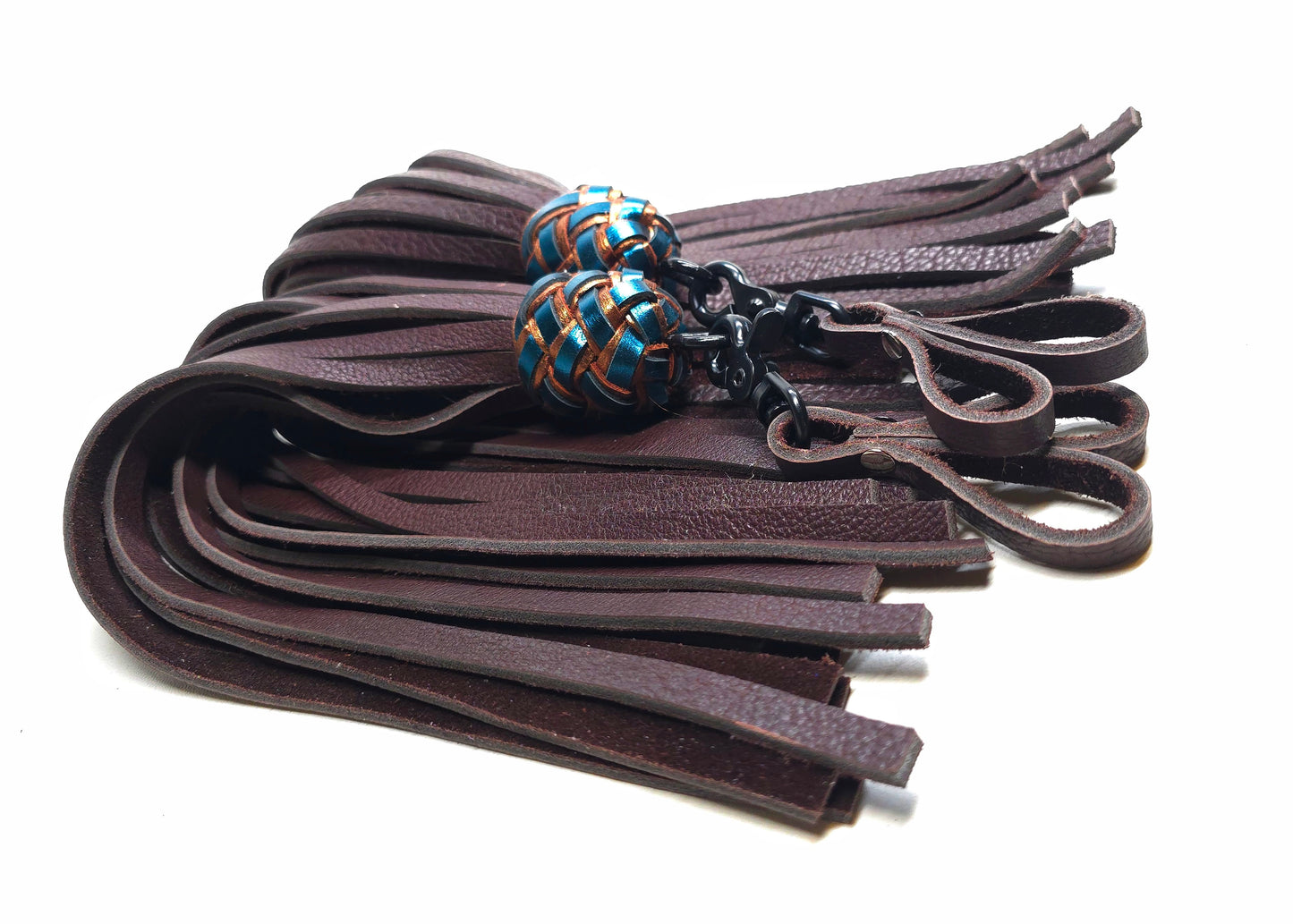 Chocolate Brown Bison Finger Floggers- Made to Order