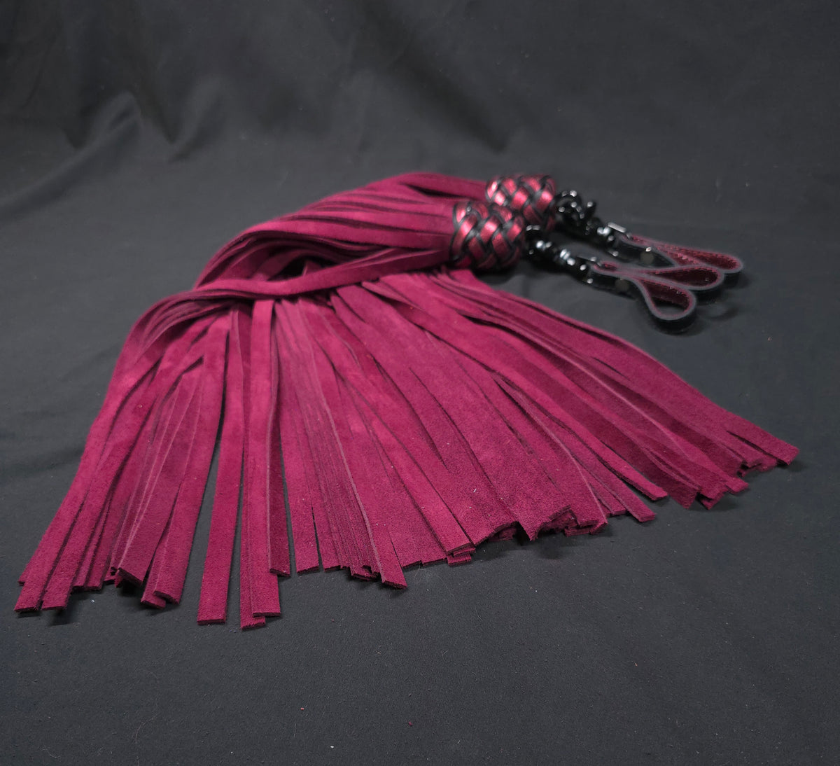 Burgundy Suede Finger Floggers- In Stock