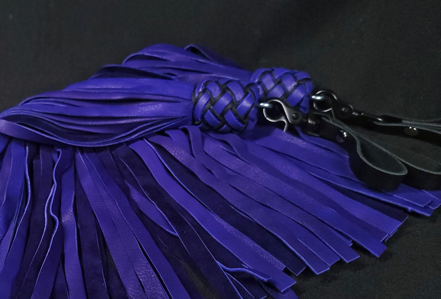 Purple Deerskin Finger Floggers- Made to Order