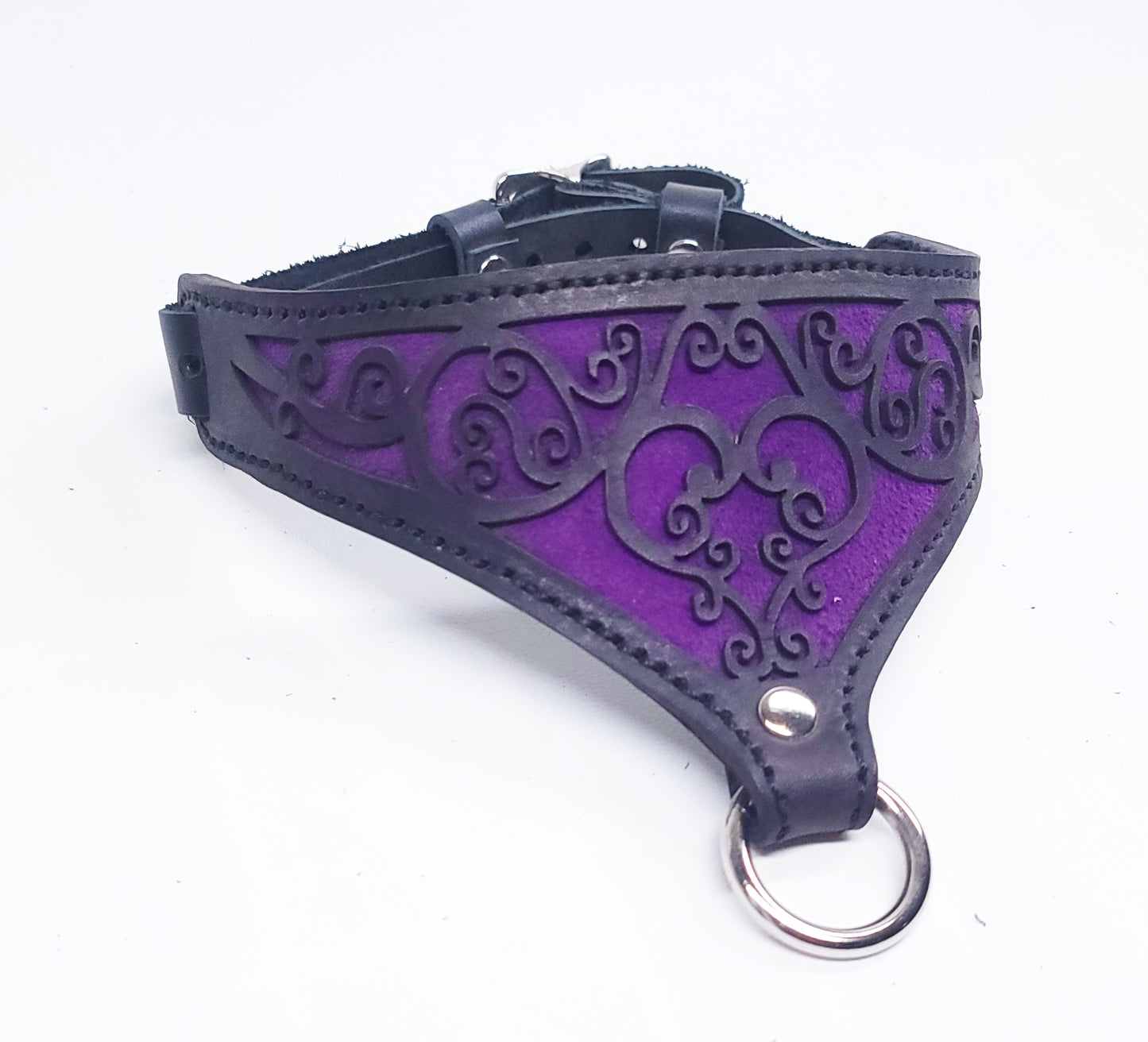 Purple Heart Filigree Collar- In Stock