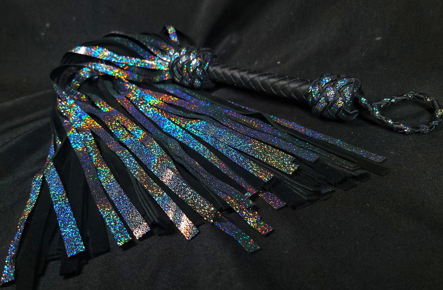 Rainbow Galaxy Mop Flogger- Made to Order