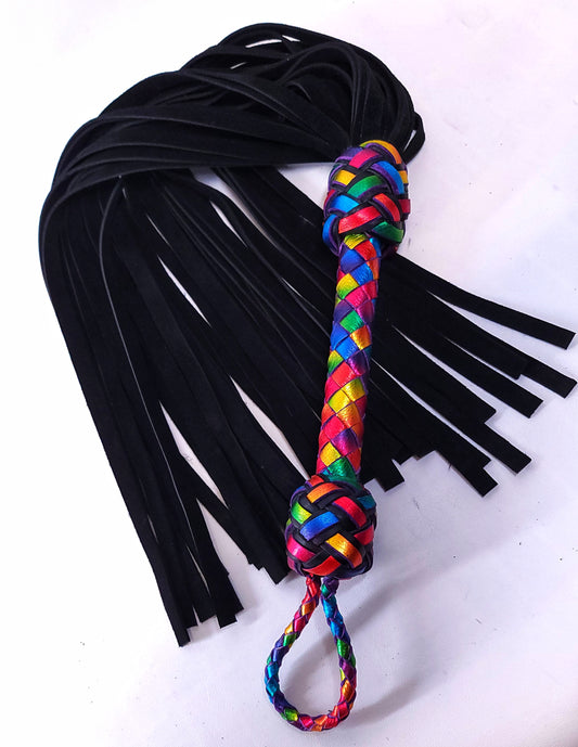 Rainbow Suede Flogger - In Stock