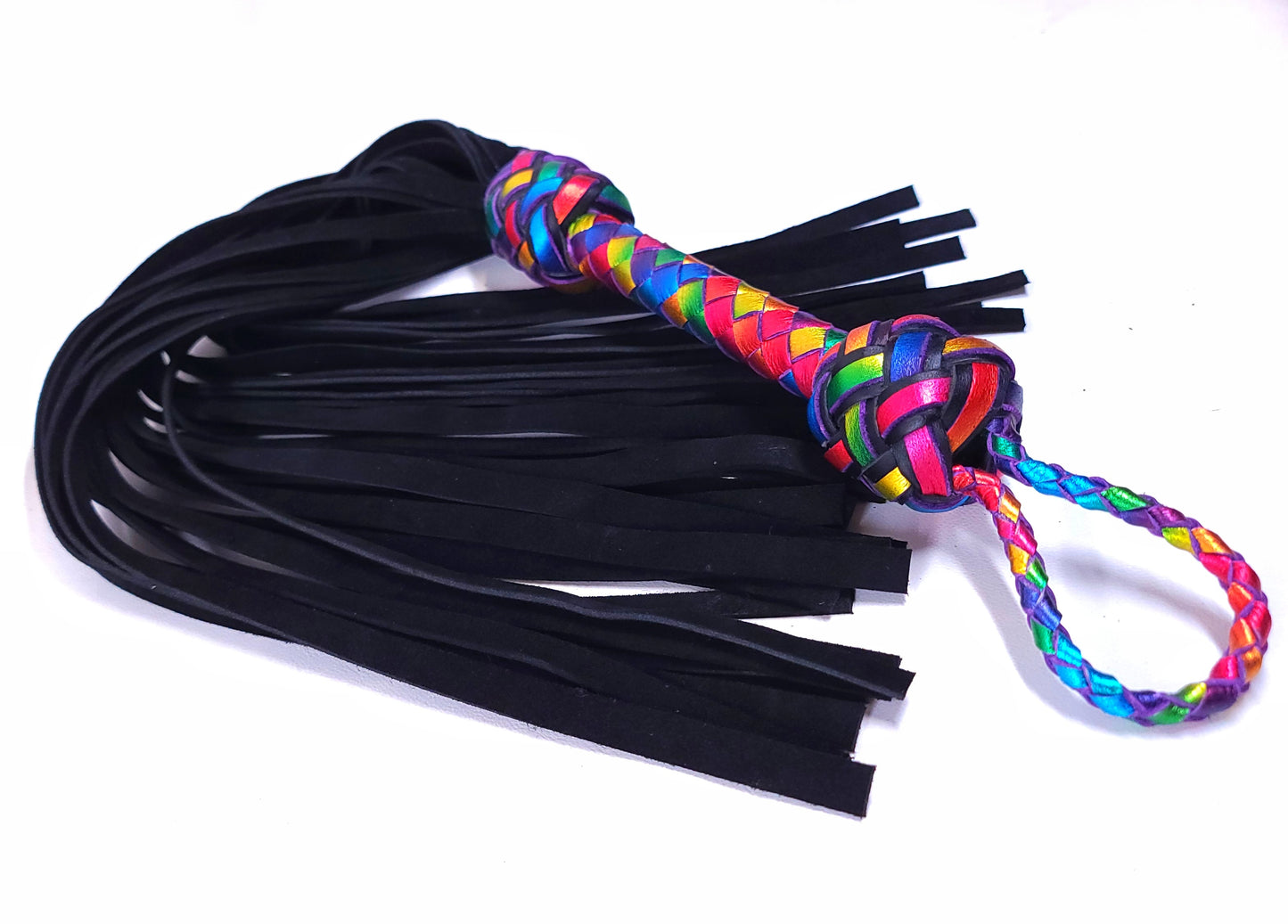 Rainbow Suede Flogger - In Stock