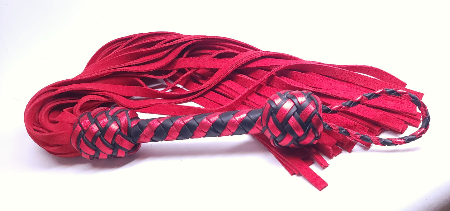 Red Suede Flogger- In Stock