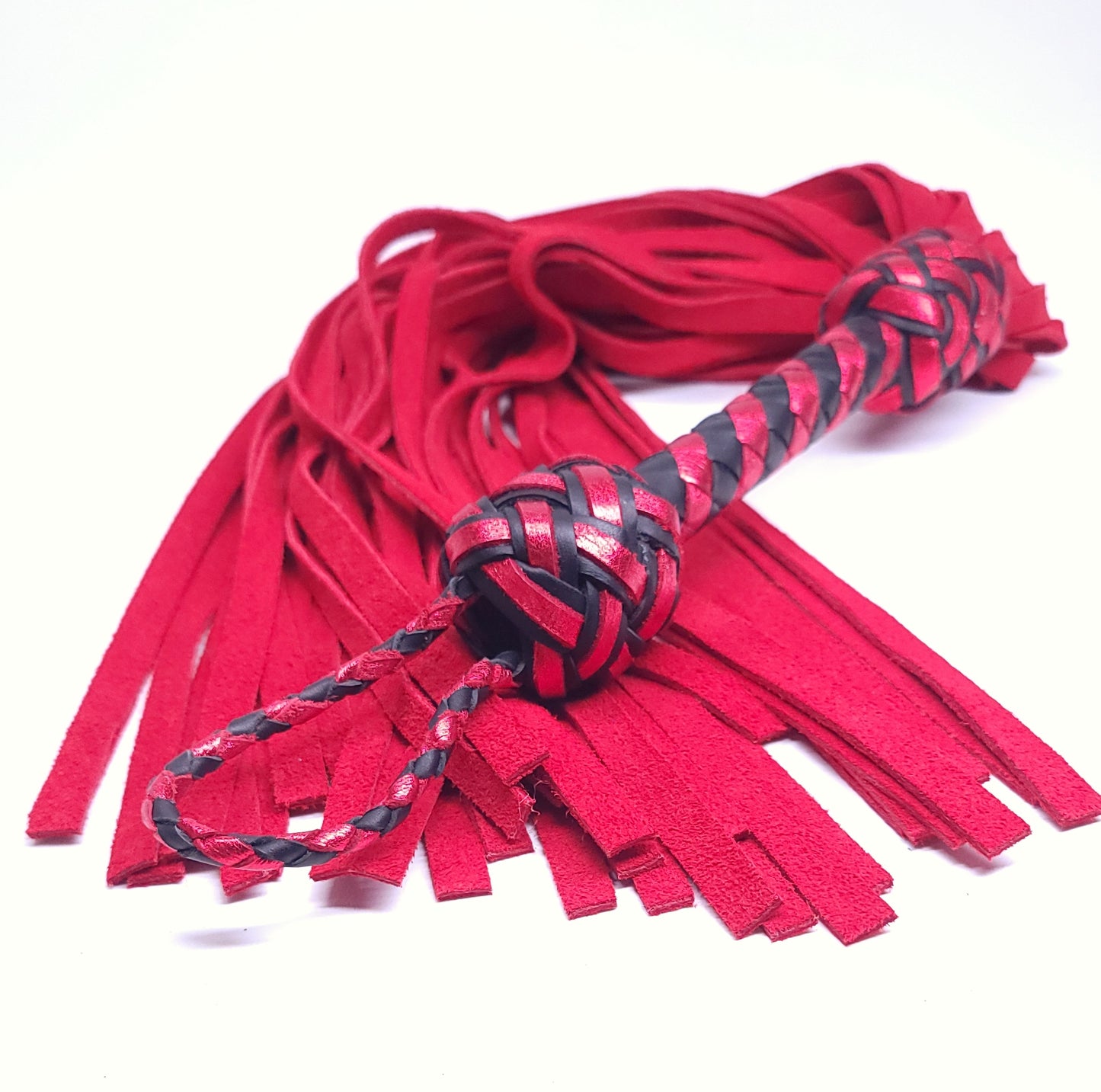 Red Suede Flogger- In Stock