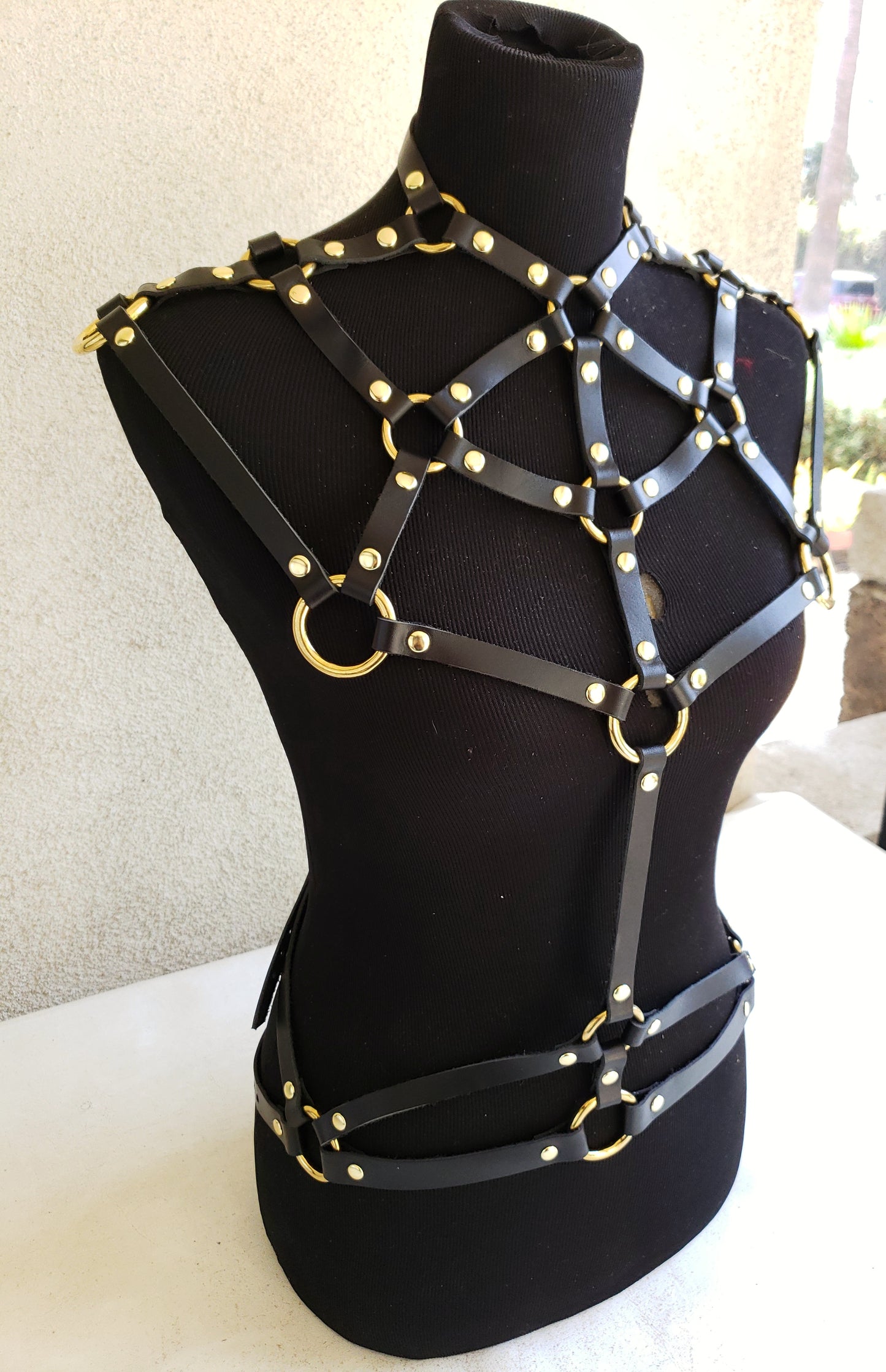 Queen of the Nile Leather Harness- Made to Order