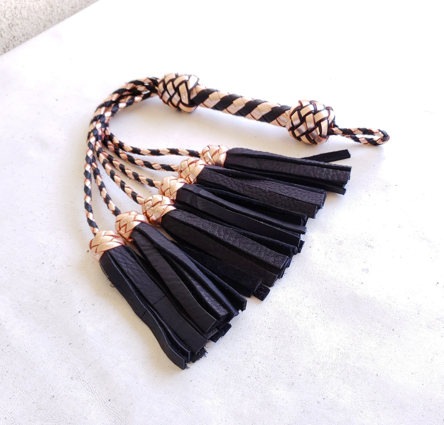 Rose Gold Deer Thumper Flogger- Made to Order