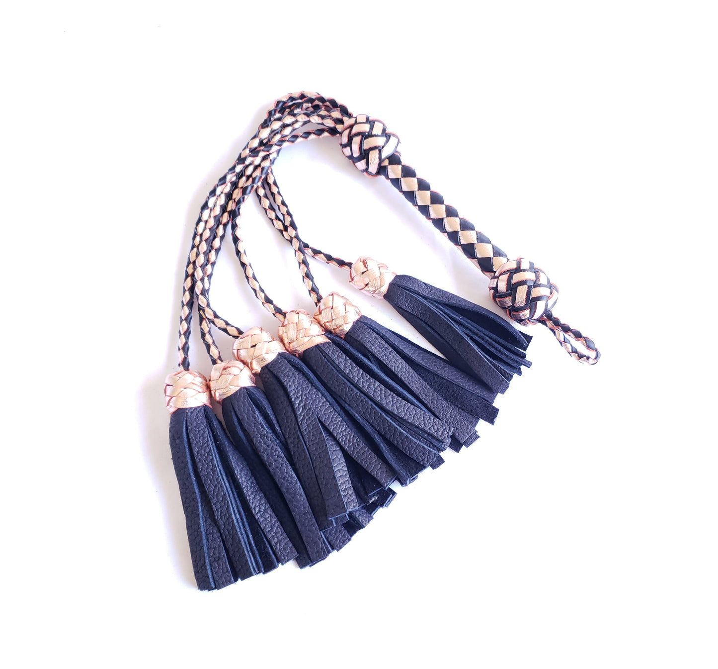 Rose Gold Deer Thumper Flogger- Made to Order