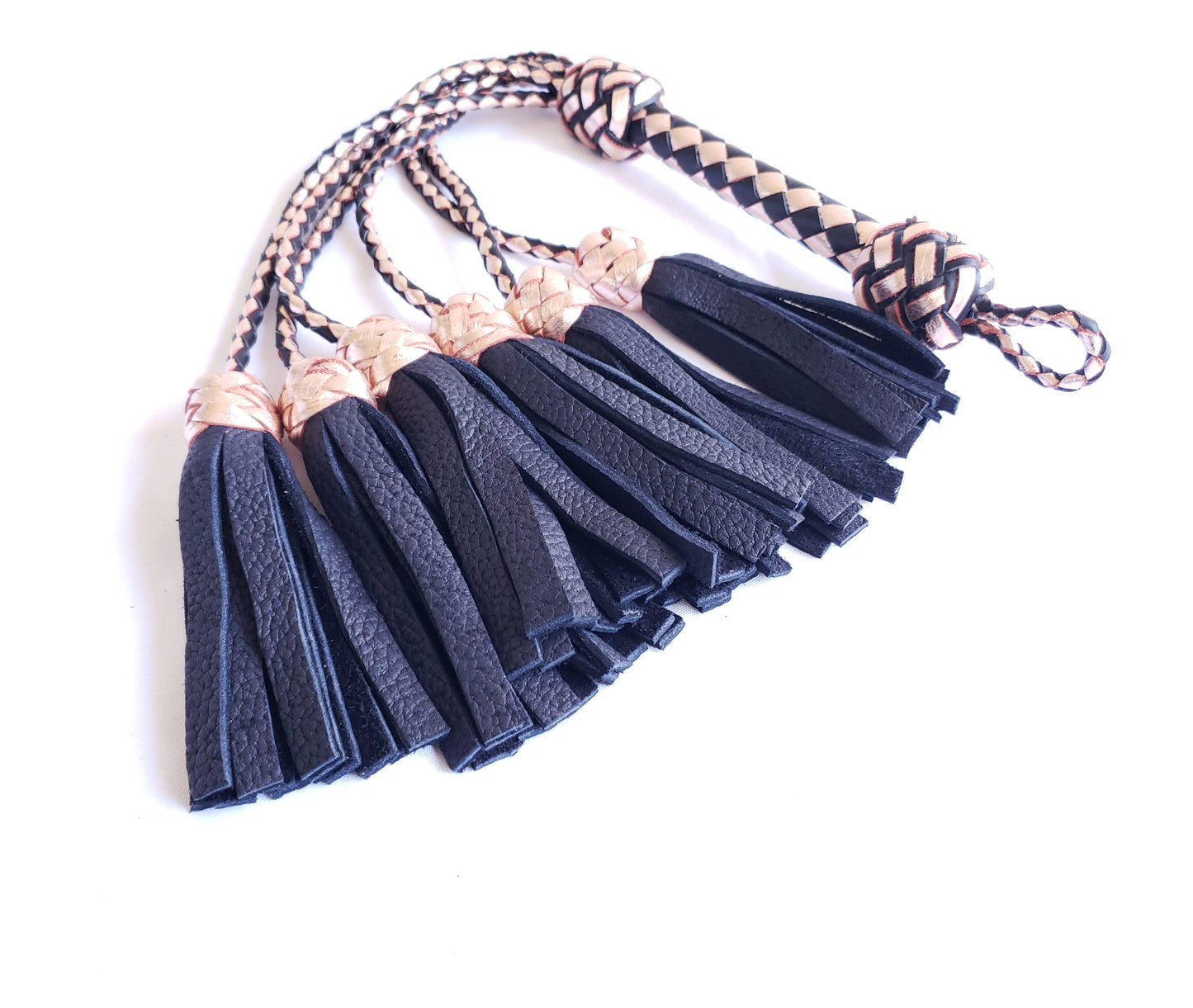 Rose Gold Deer Thumper Flogger- Made to Order