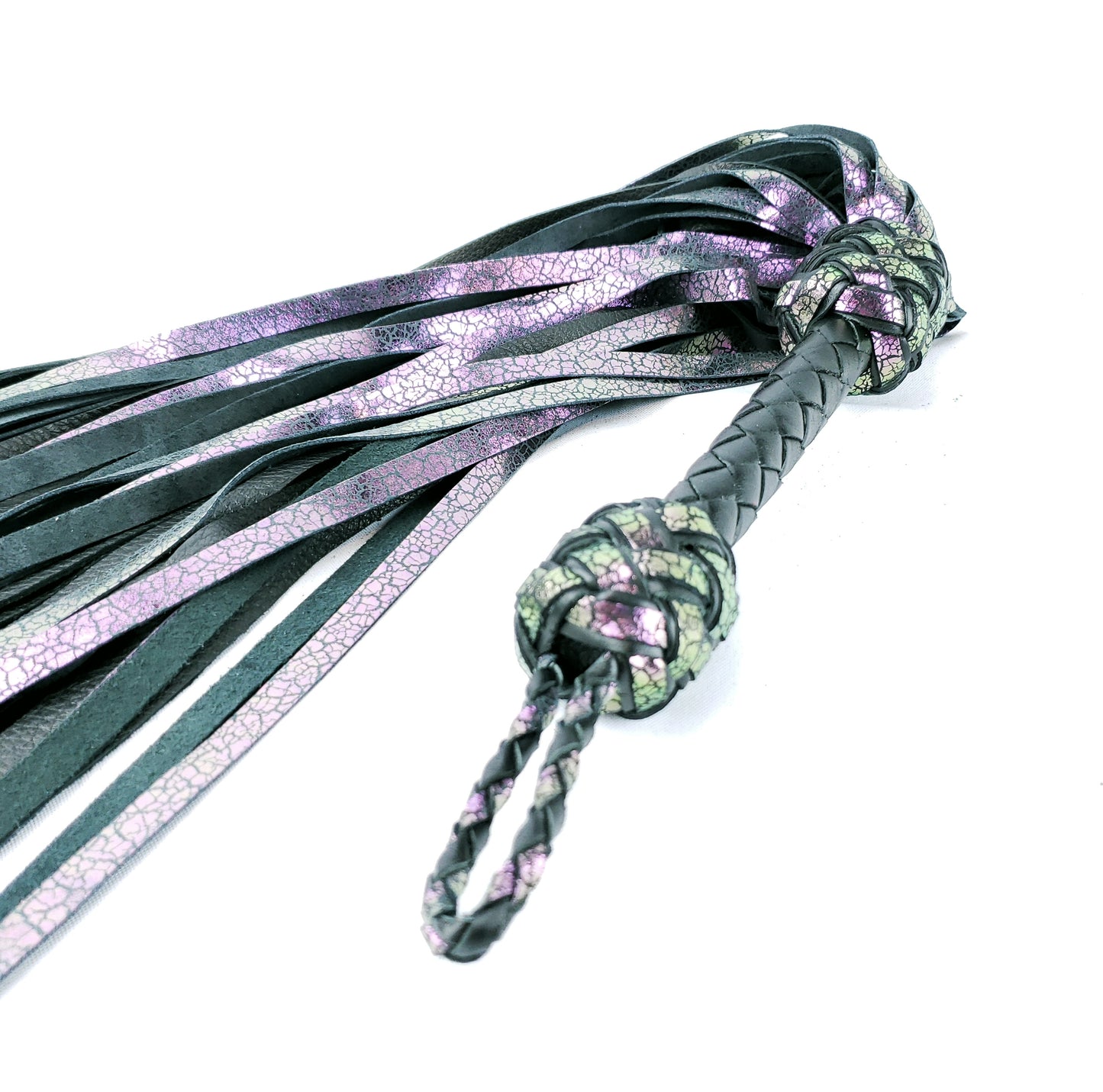 Chameleon Leather Floggers- Made to Order