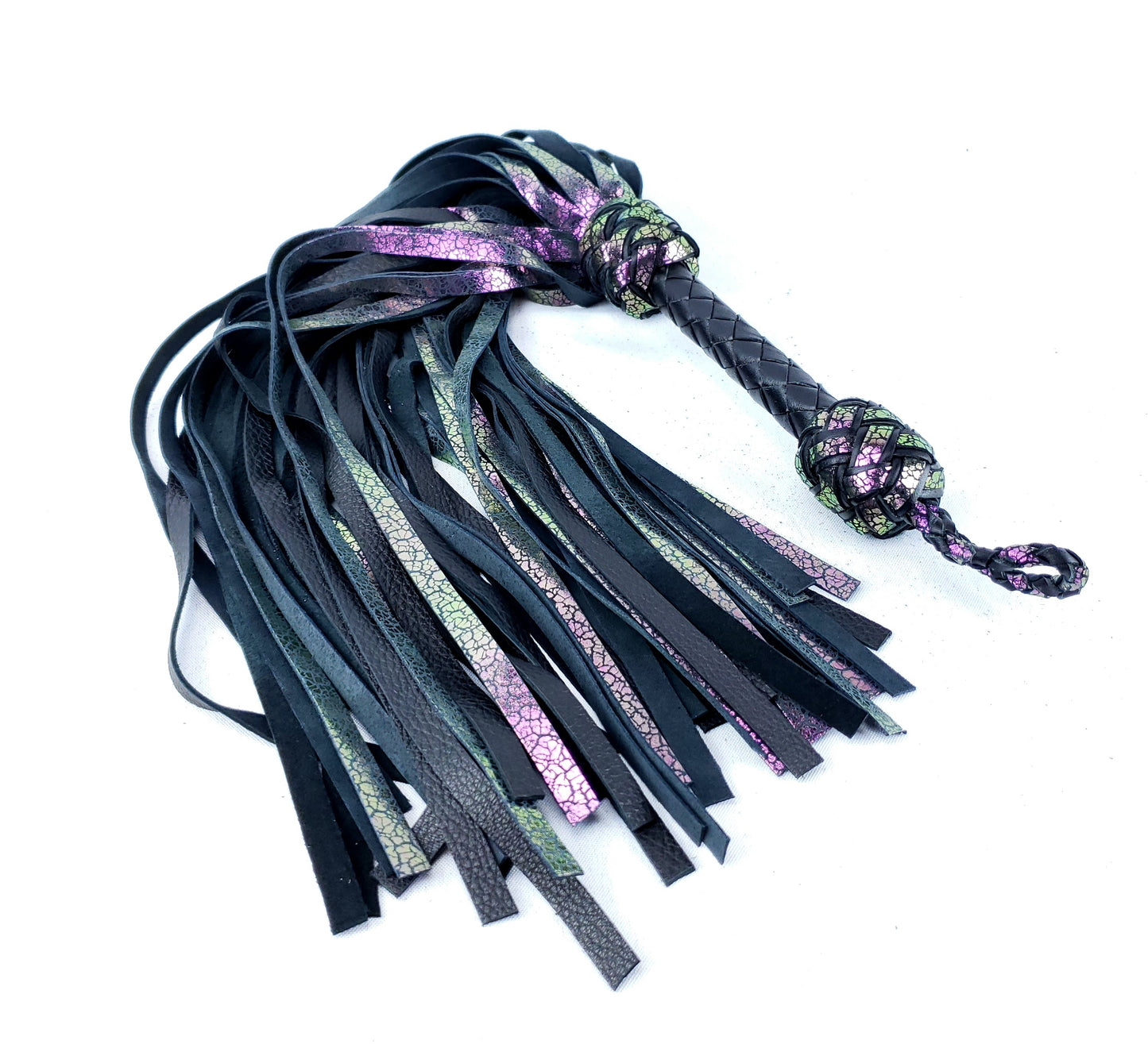 Chameleon Leather Floggers- Made to Order