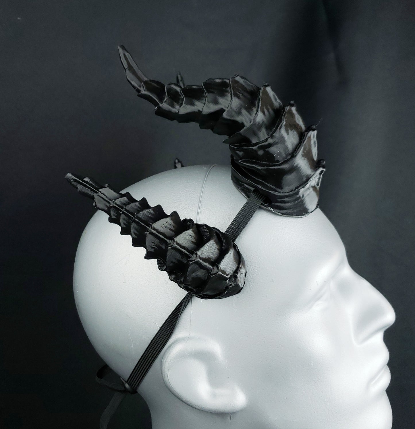 Black Demon Horn Set- made to order