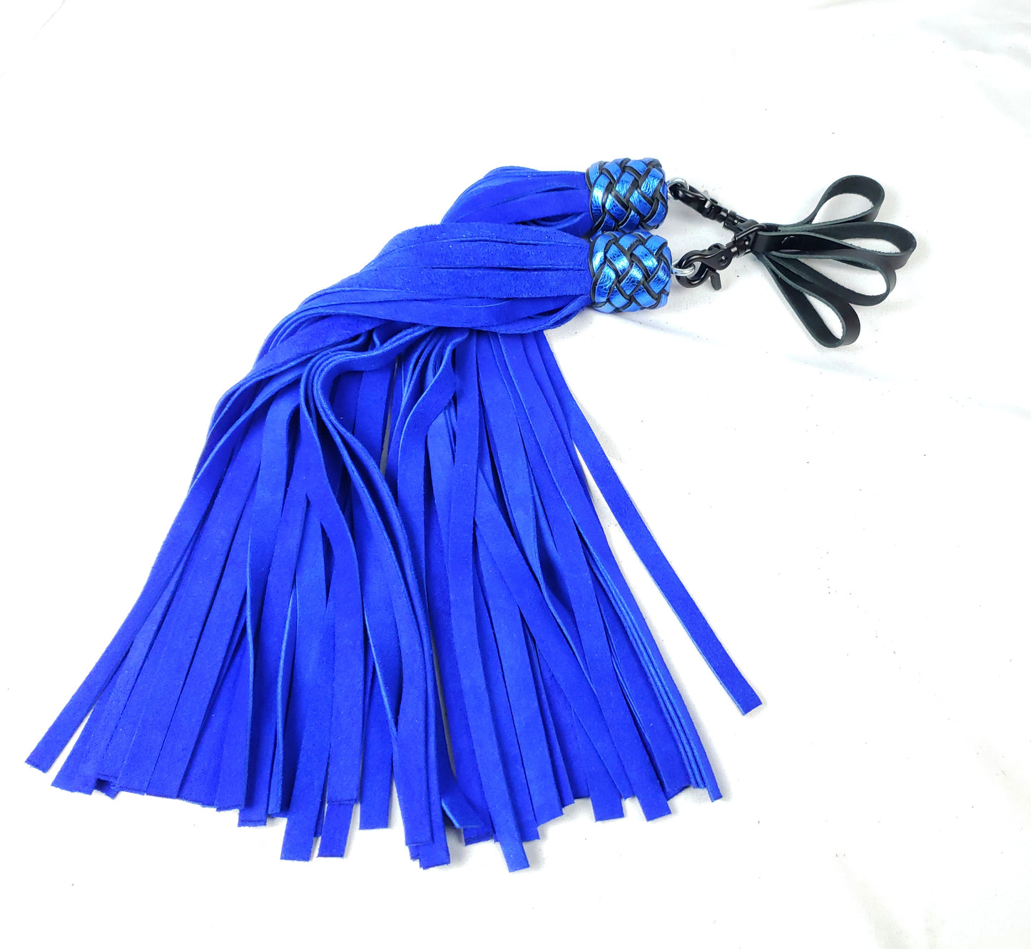 Blue Suede Finger Floggers- In Stock