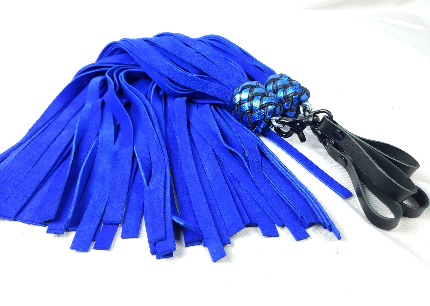 Blue Suede Finger Floggers- In Stock