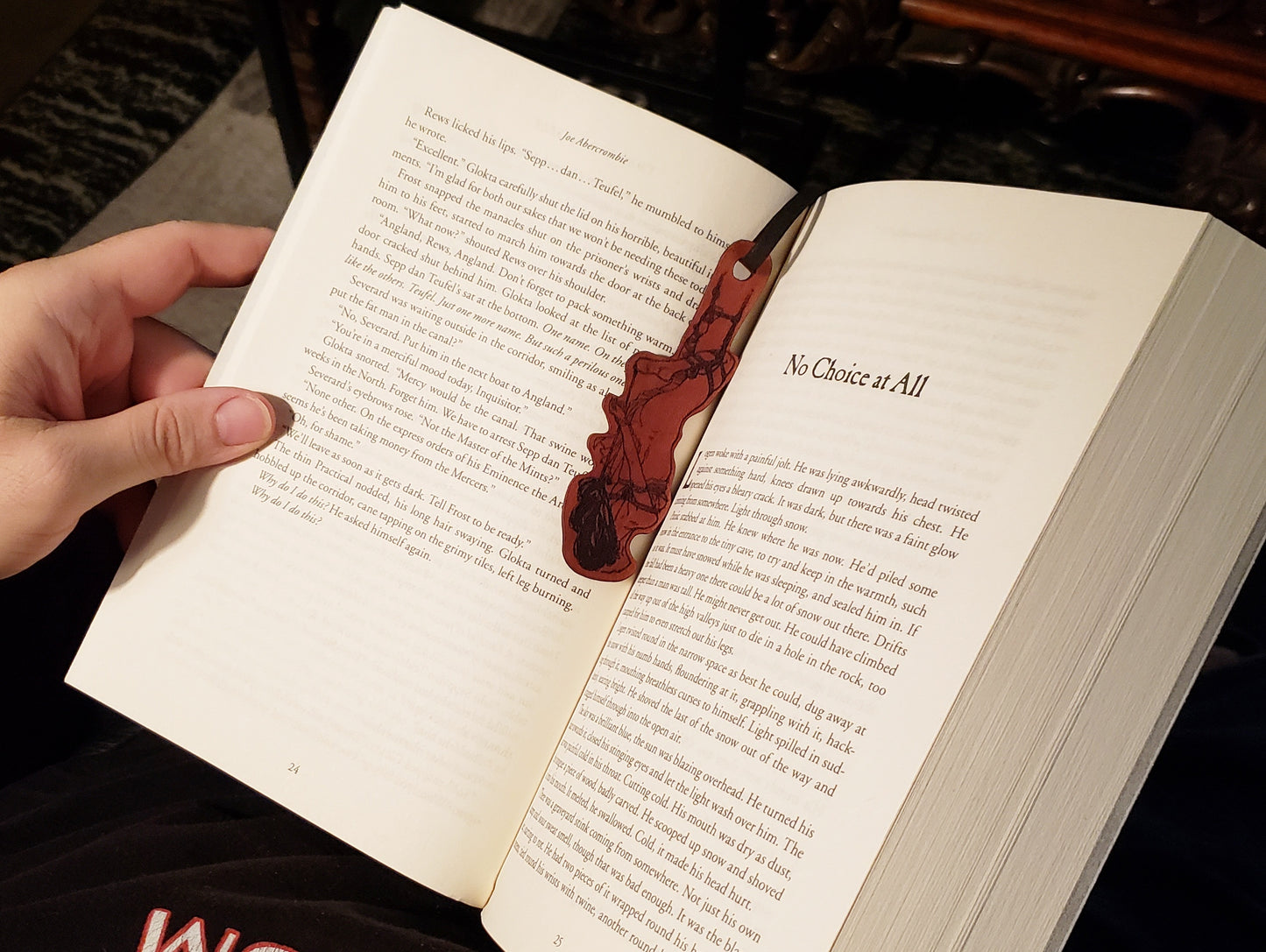 Rope Bondage Leather Book Mark - Design I