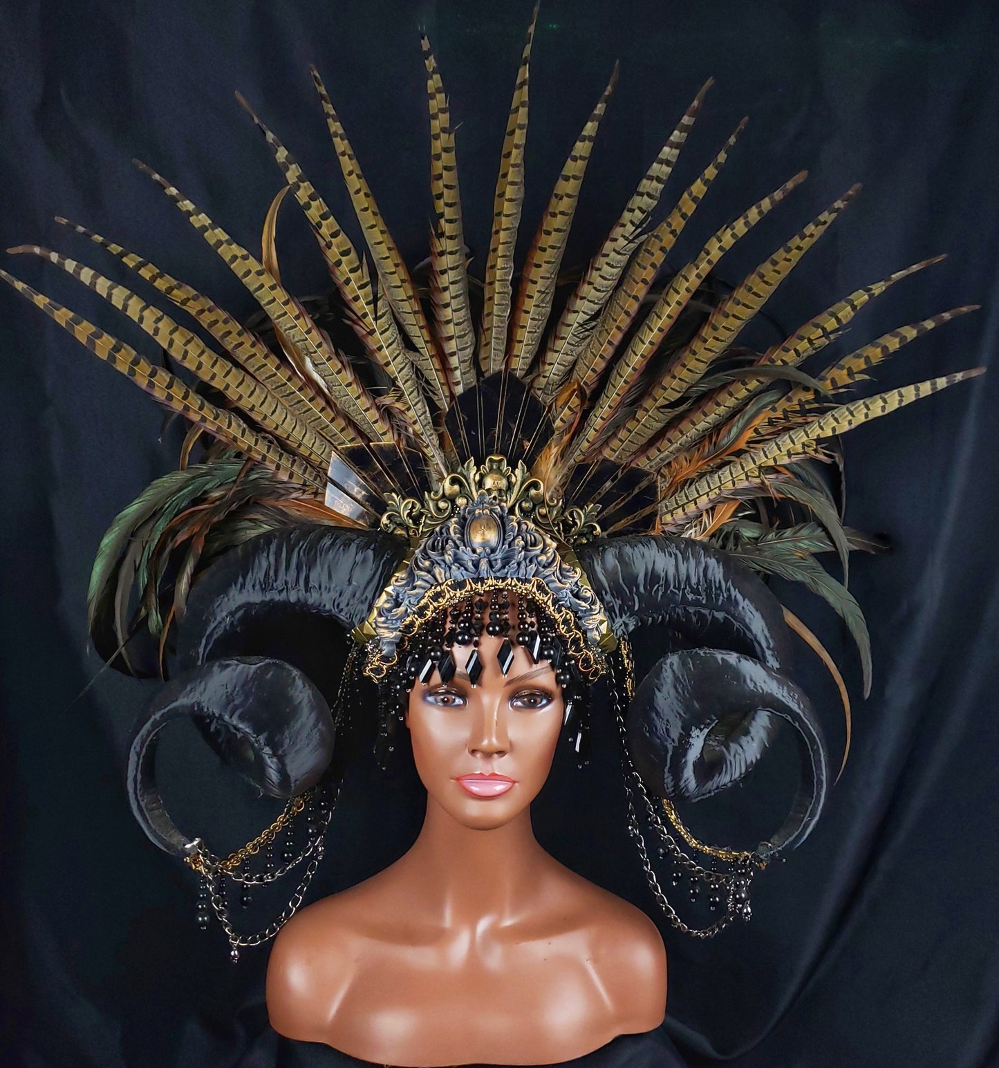 Empress II Horned Headdress - In Stock