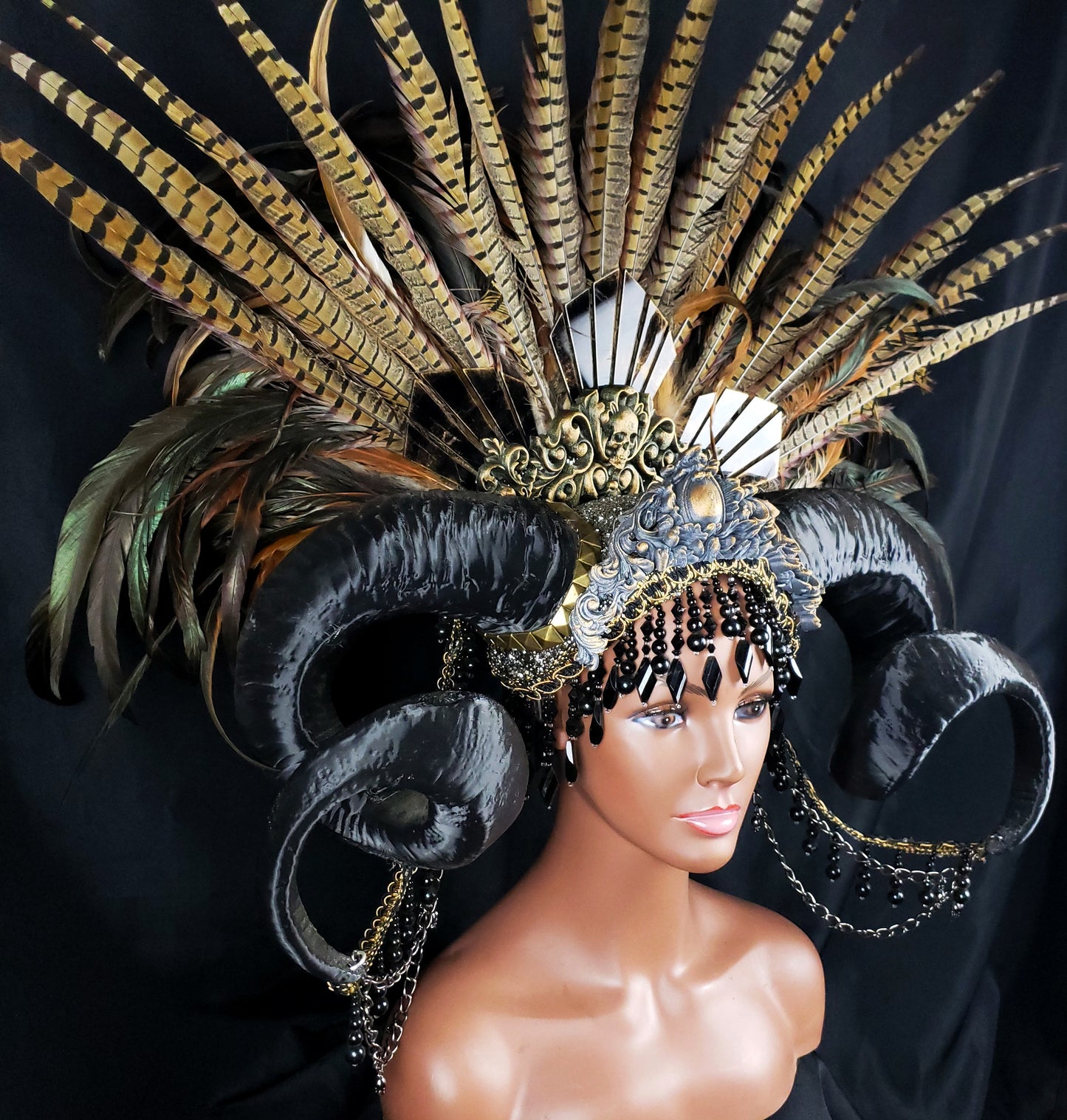 Empress II Horned Headdress - In Stock