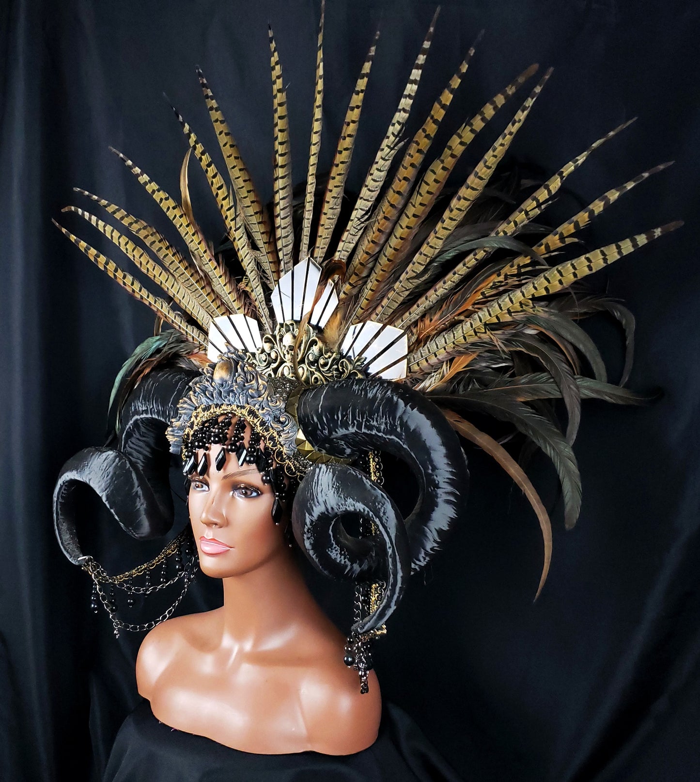 Empress II Horned Headdress - In Stock