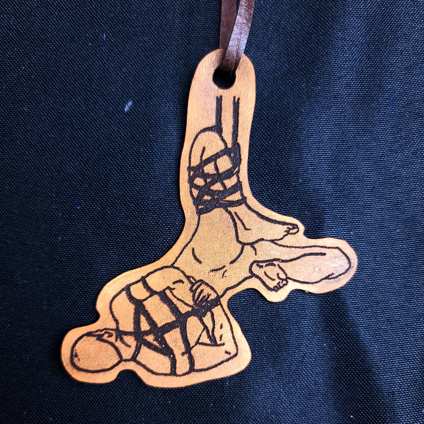 Rope Bondage Leather Book Marks Full Set