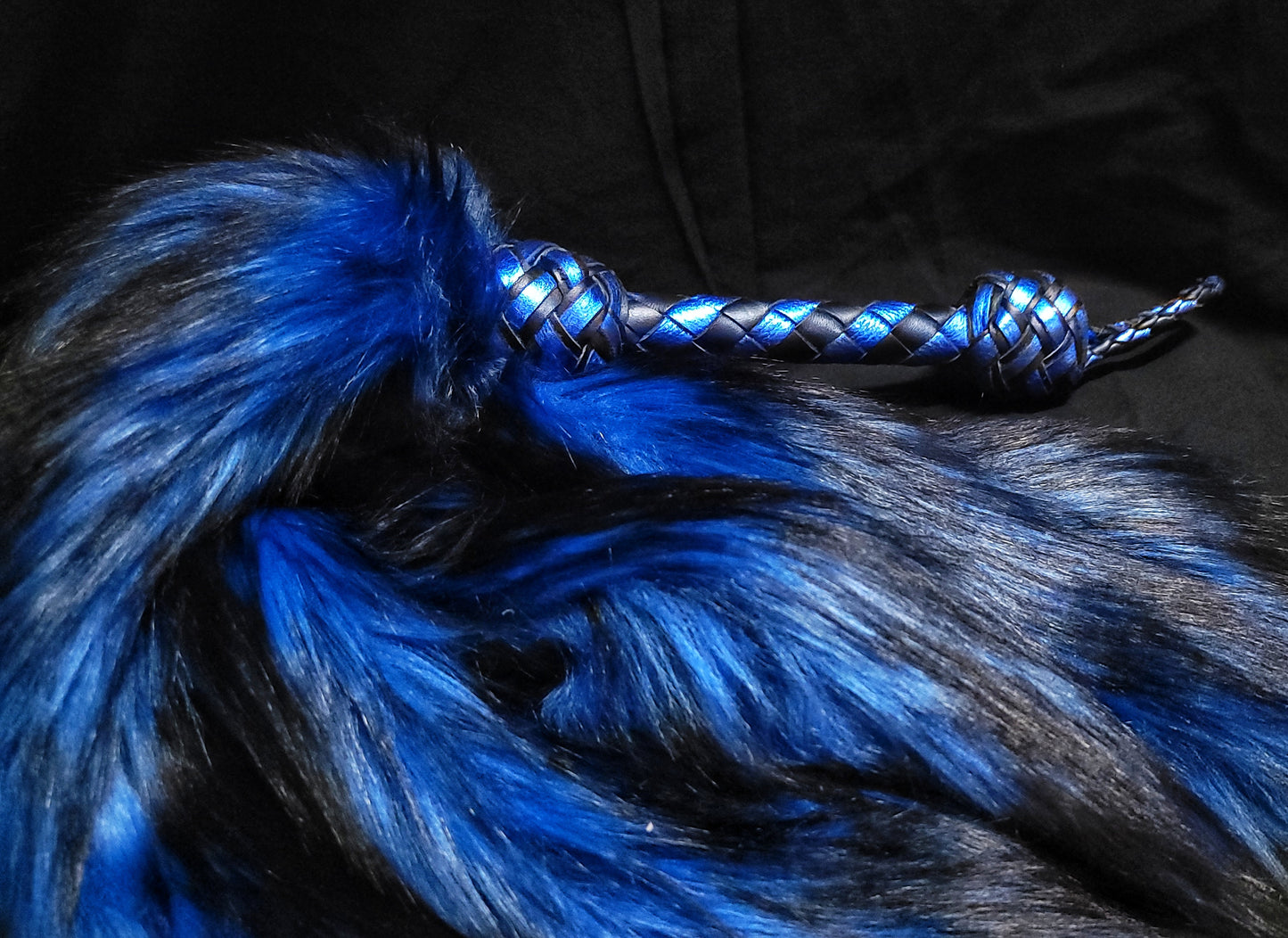 Black and Blue Fluffinator - Made to Order