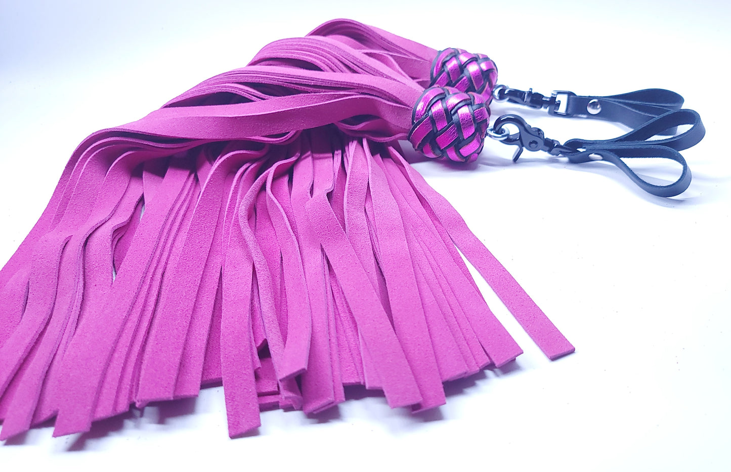 Pink Suede Finger Floggers- Made to Order