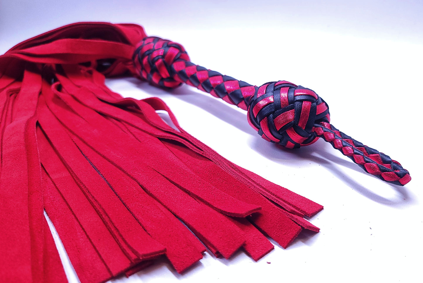 Red Suede Flogger- In Stock