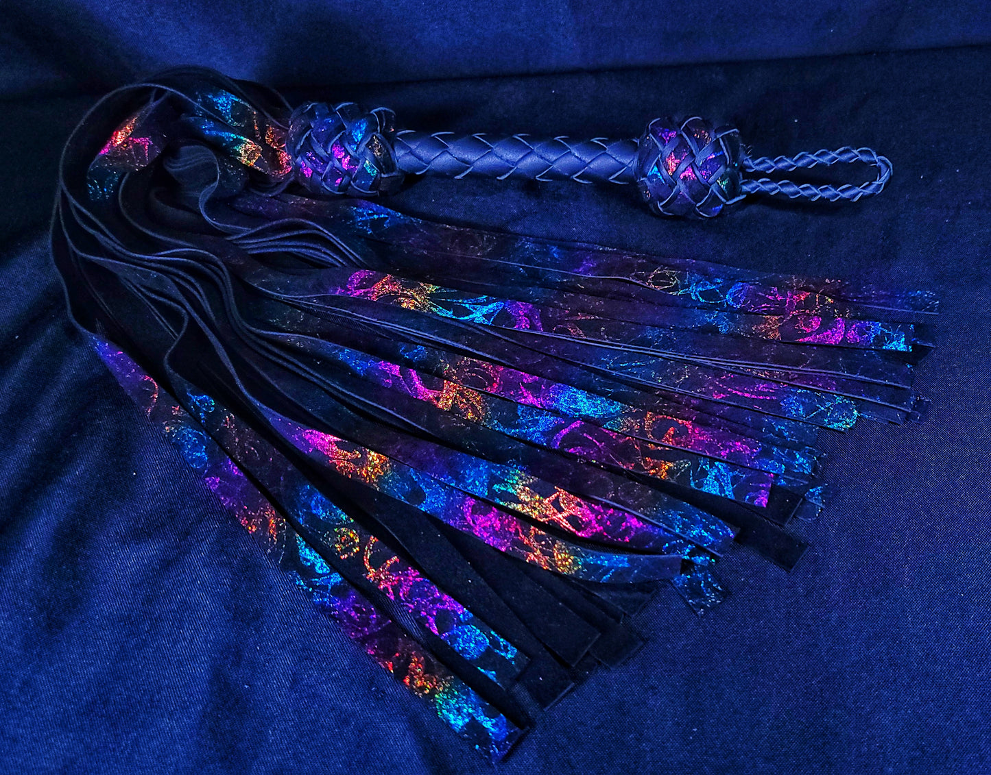 Dark Rainbow Flogger- In Stock