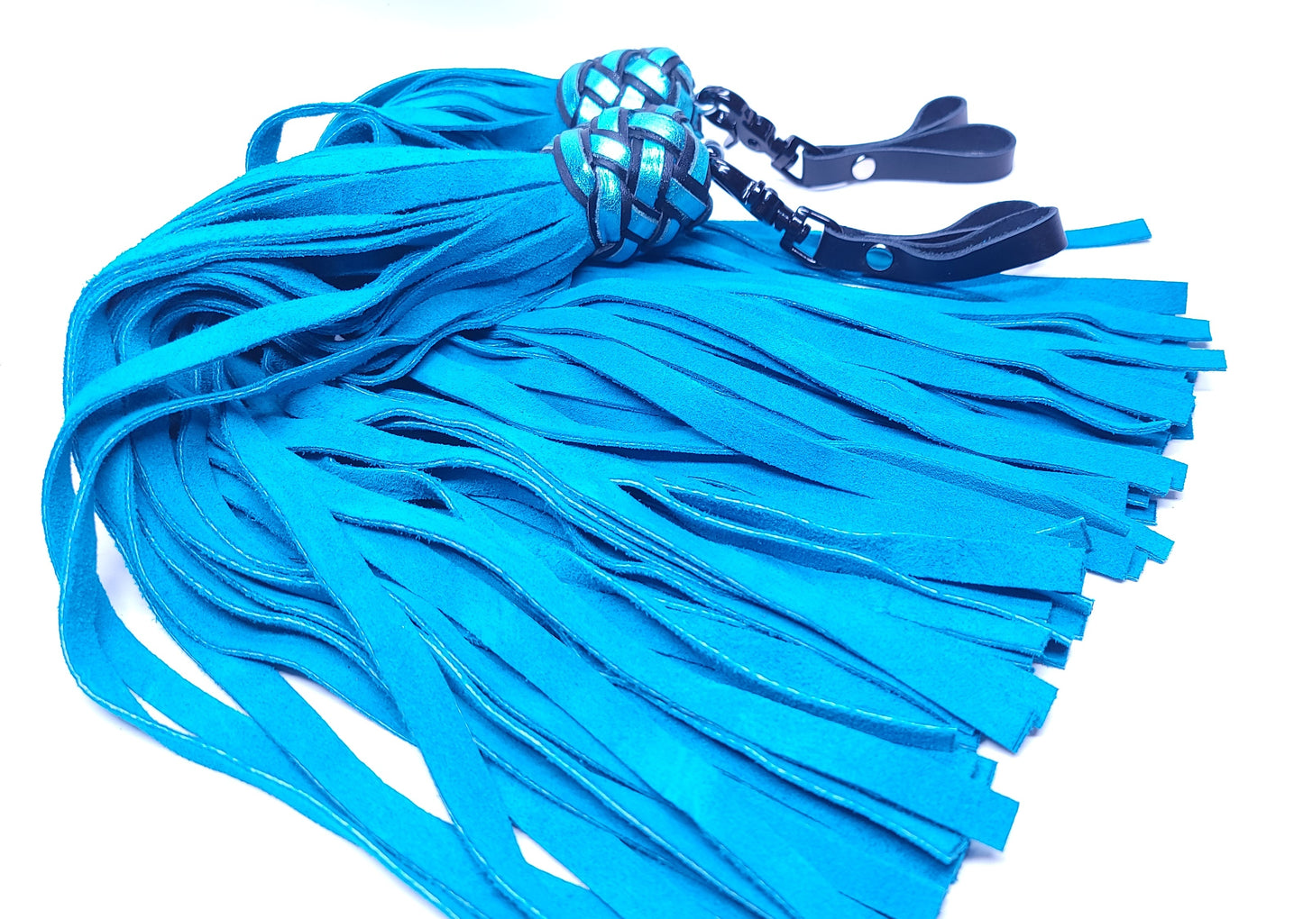 Teal Suede Finger Floggers- Made to Order